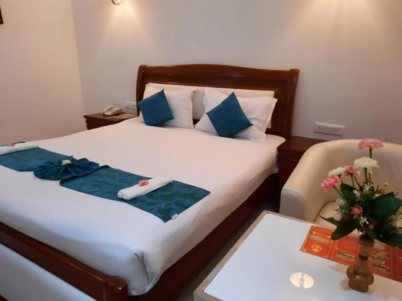 Photo of the whole room, Bed in Hotel SS Palace , Rameswaram