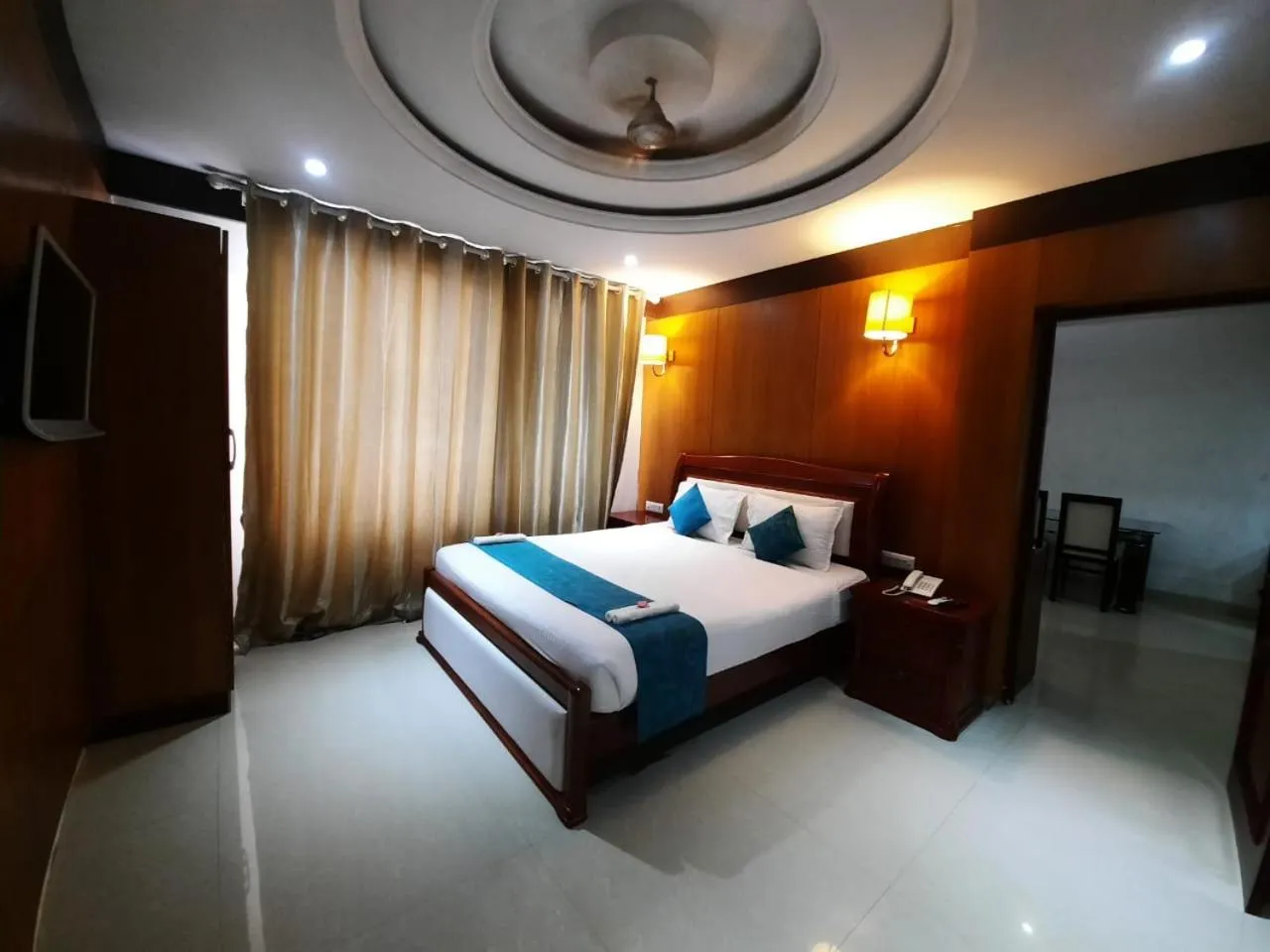Photo of the whole room, Bed in Hotel SS Palace , Rameswaram