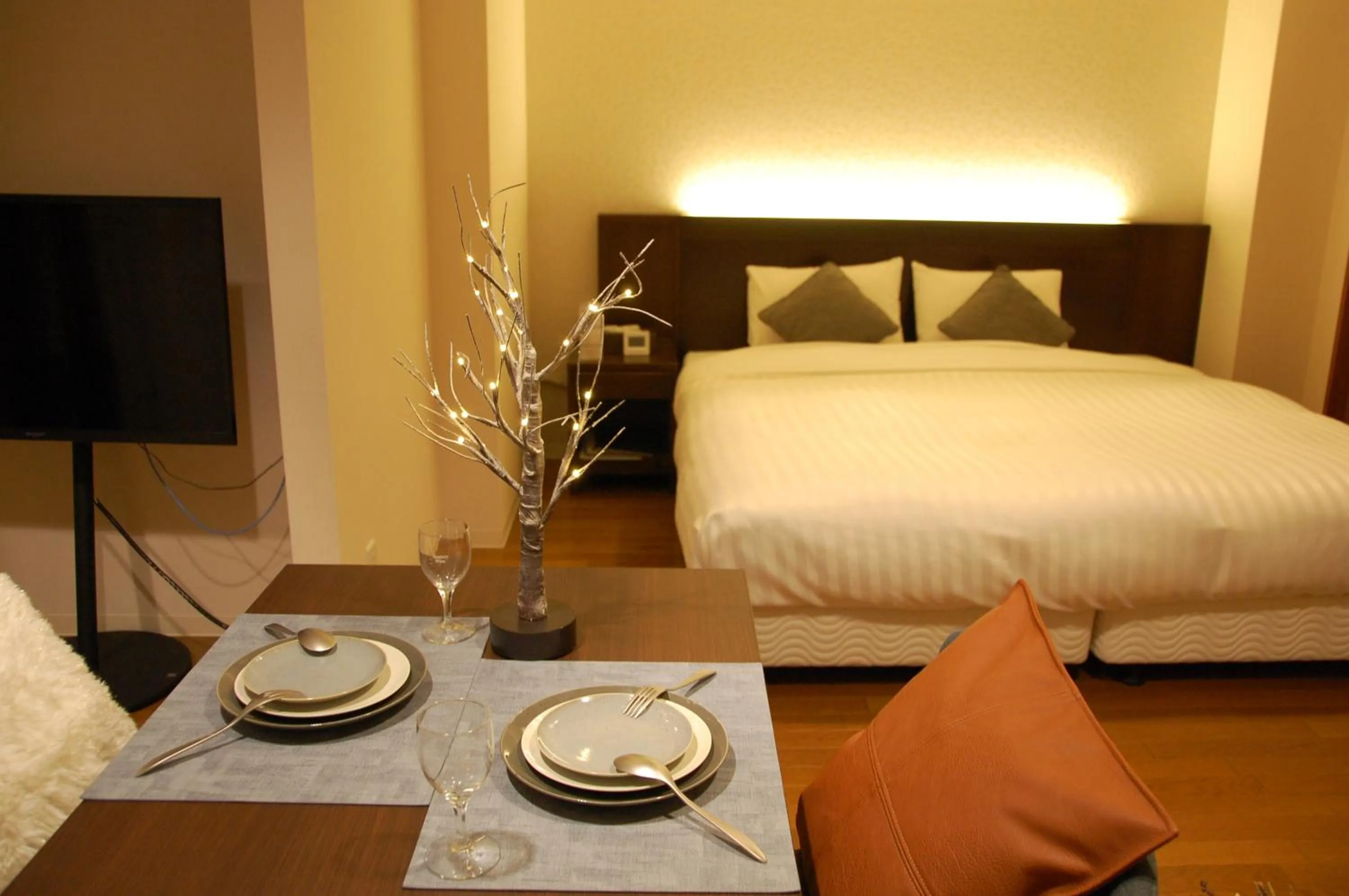 Bed in Hotel Global View Hakodate