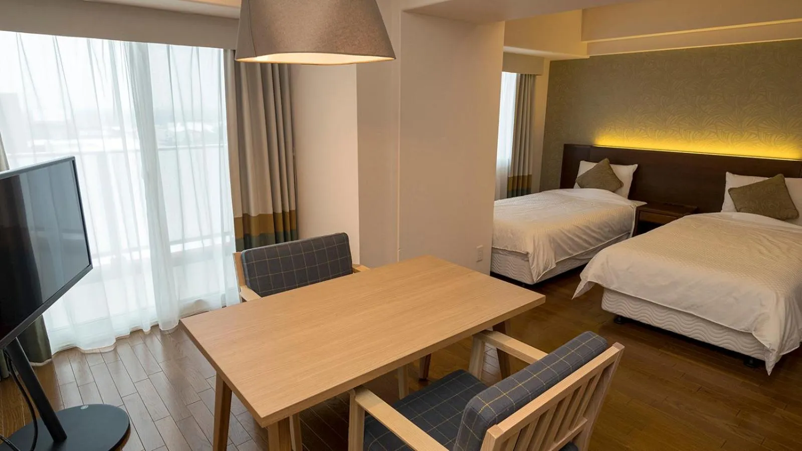 Bed in Hotel Global View Hakodate