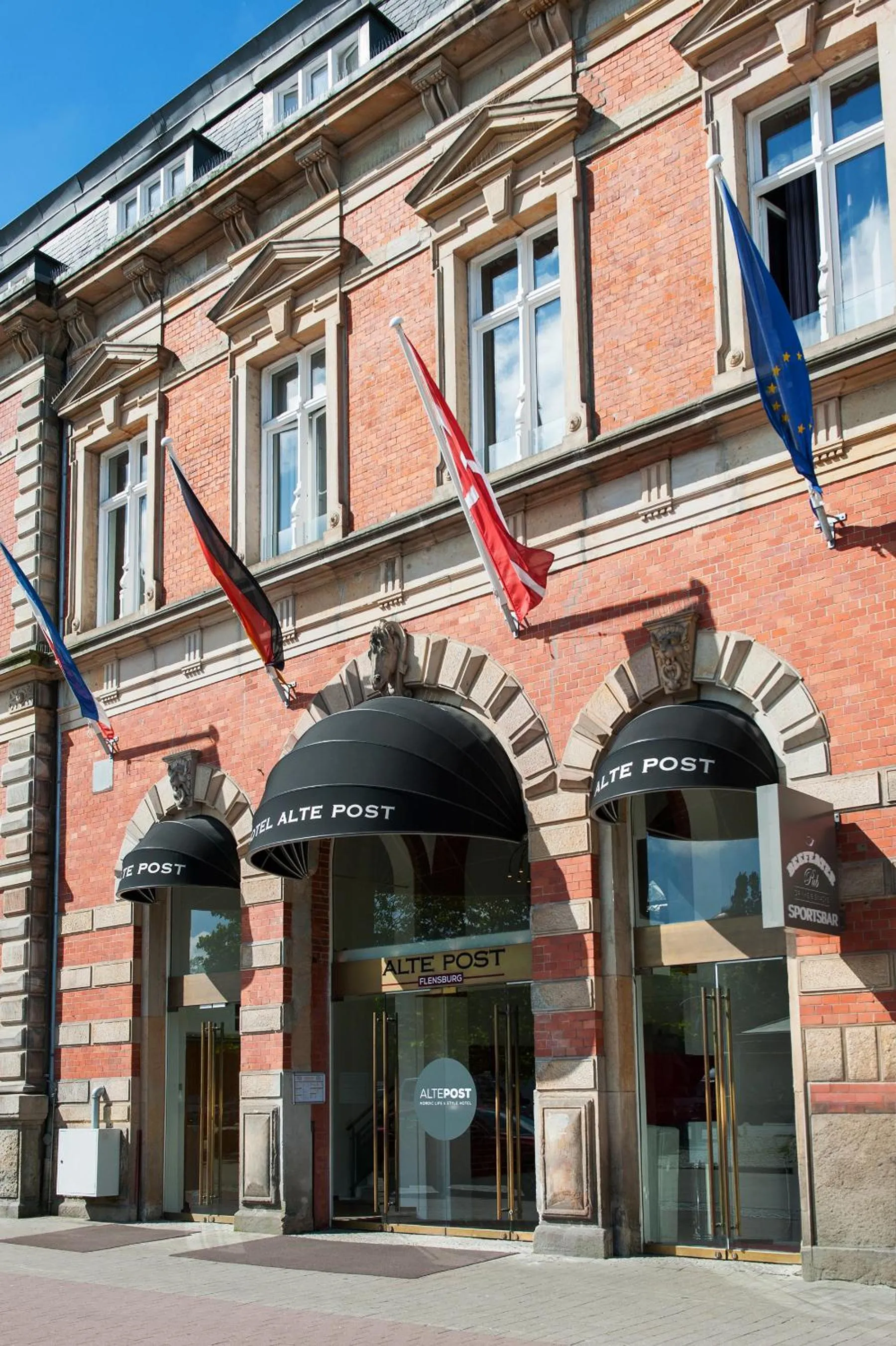 Facade/entrance in Hotel Alte Post Flensburg