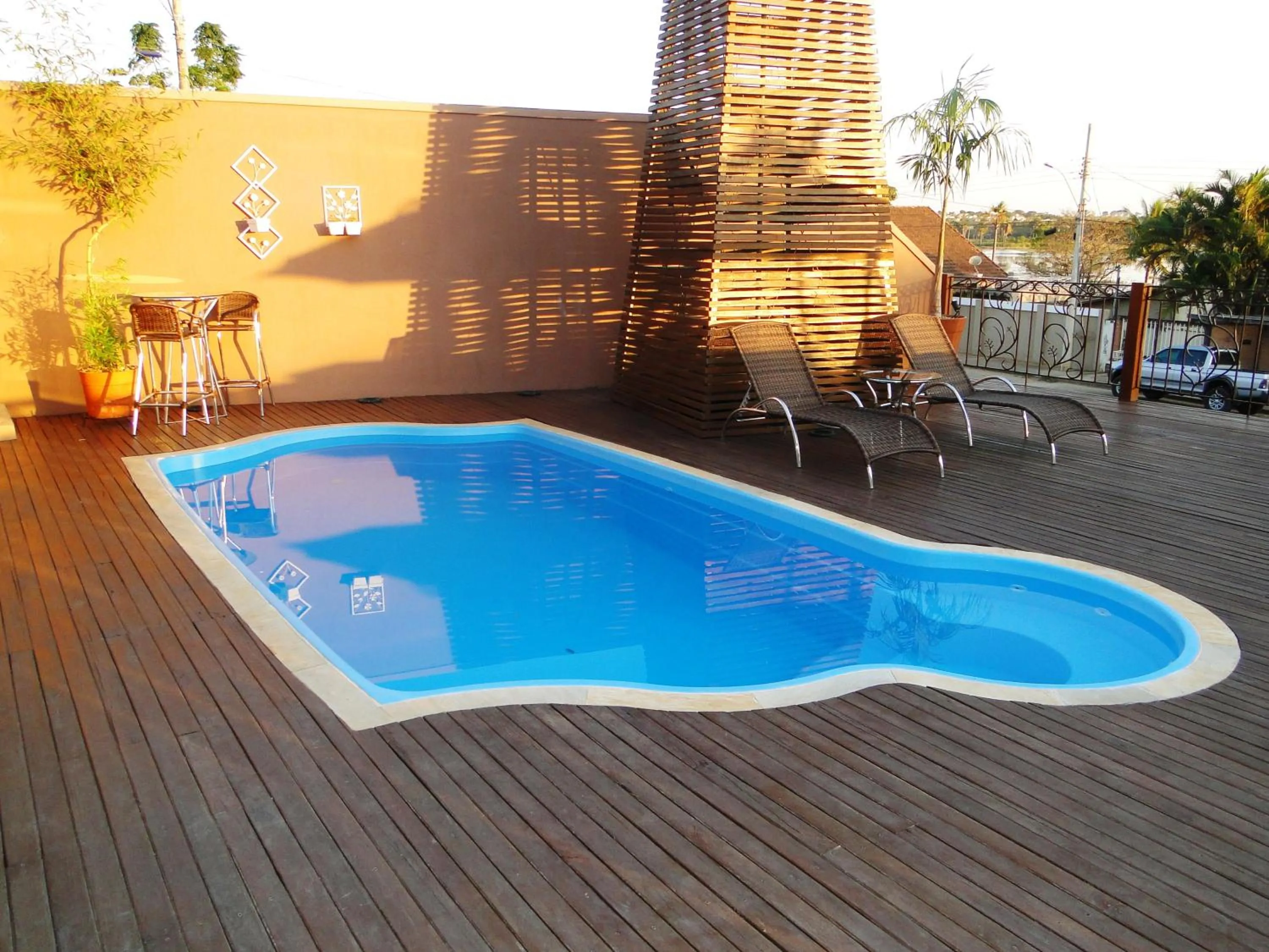 Pool view in Pousada Parador da Figueira