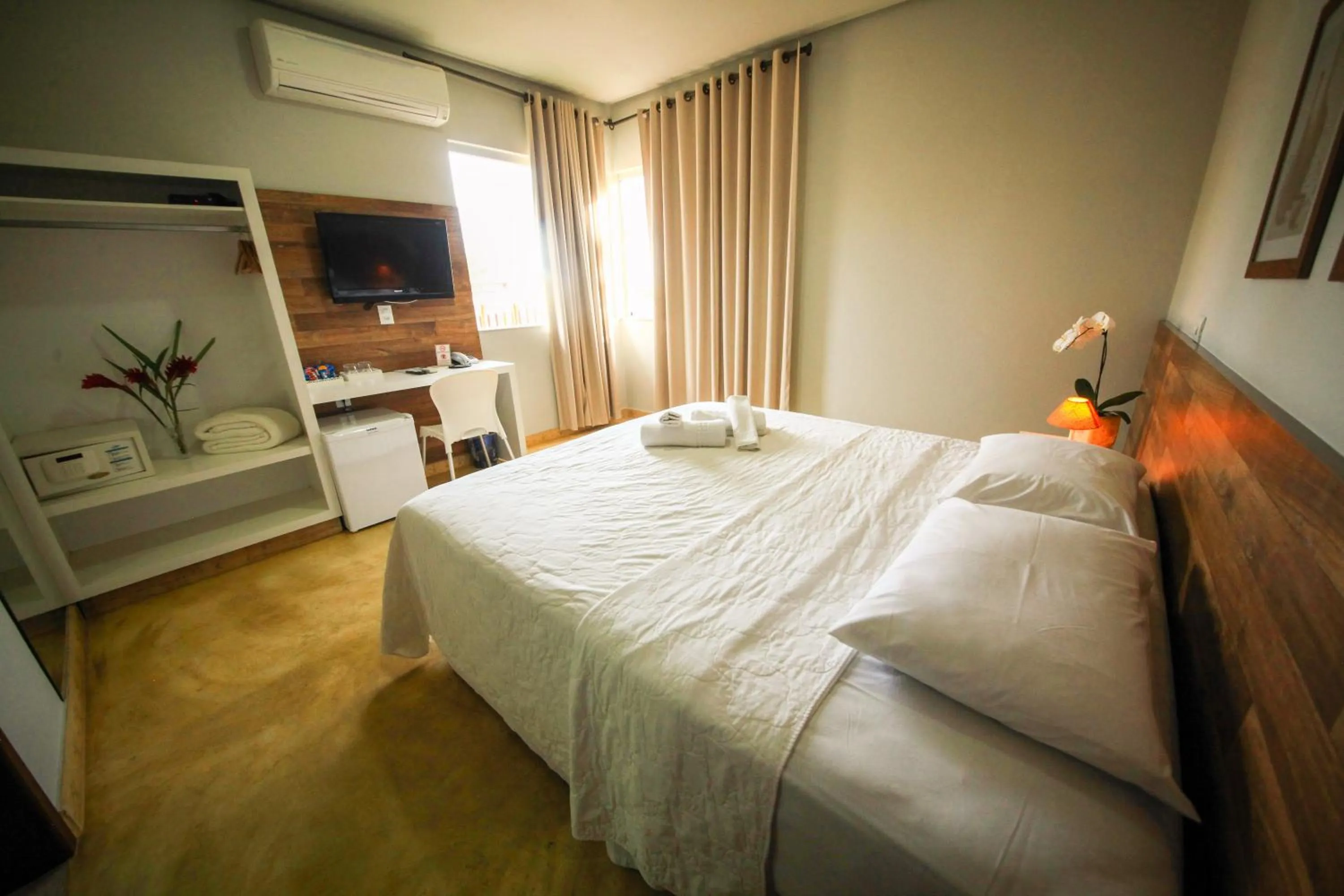 Bed in Pousada Parador da Figueira