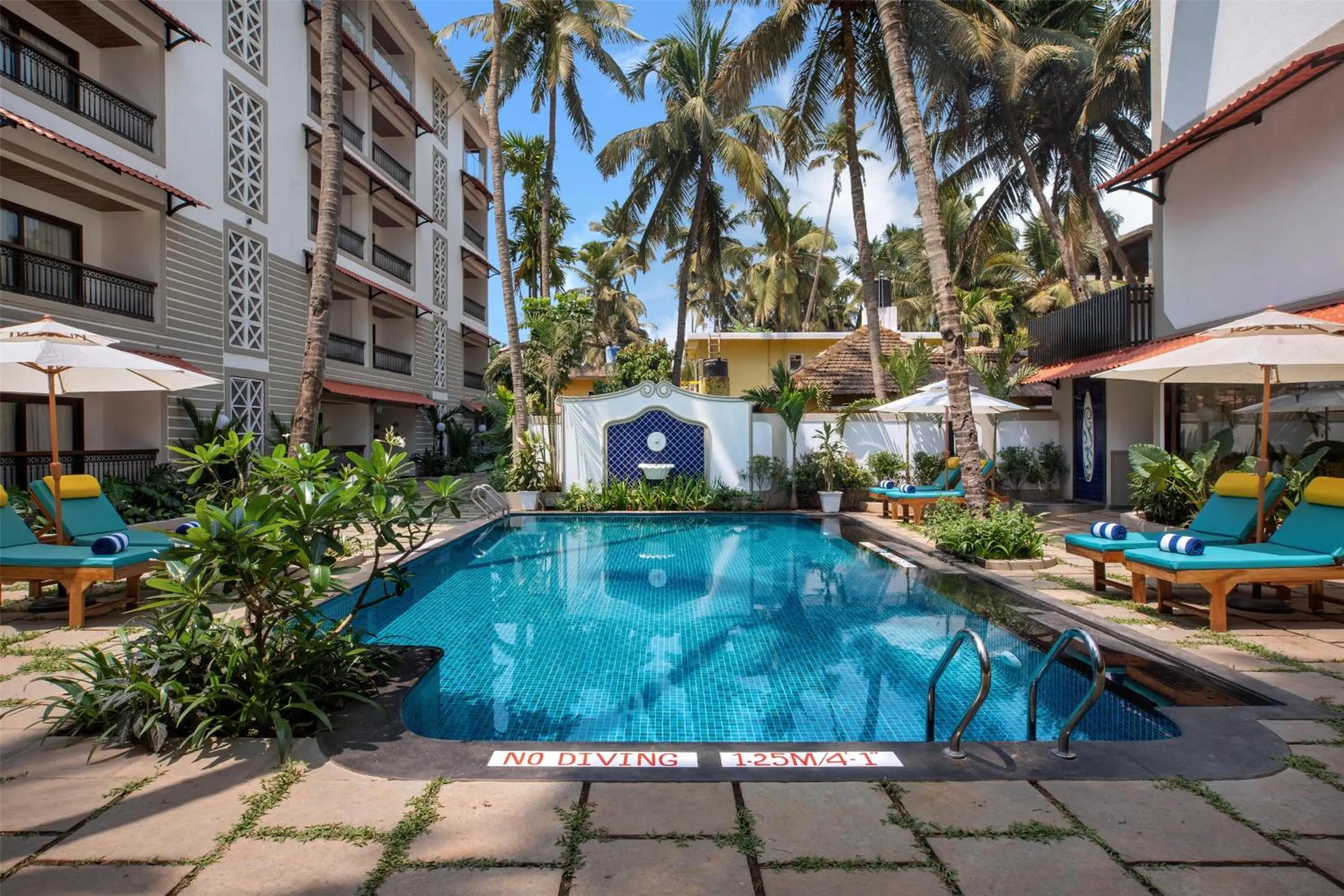 Pool view in Radisson Goa Candolim