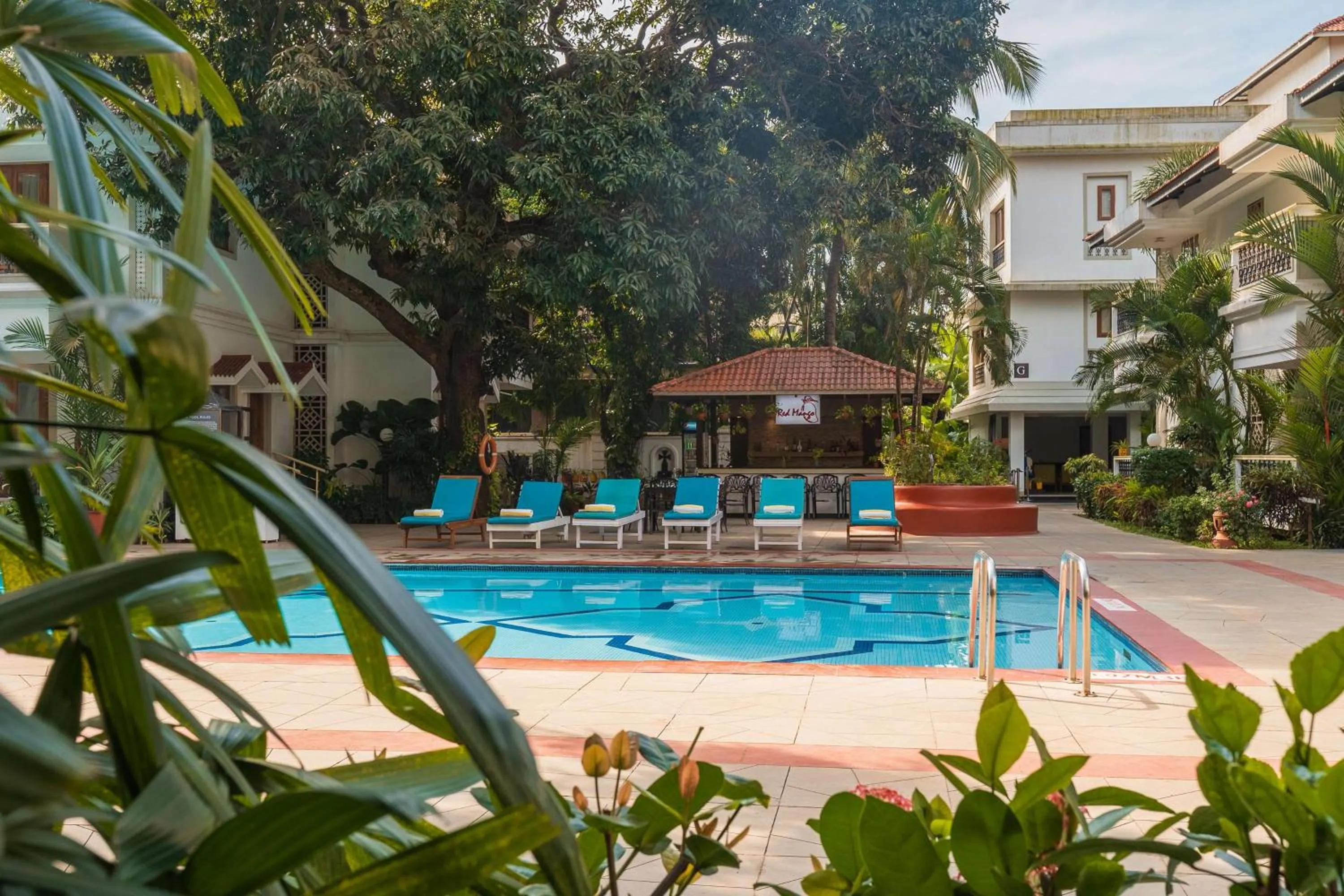 Pool view in Radisson Goa Candolim