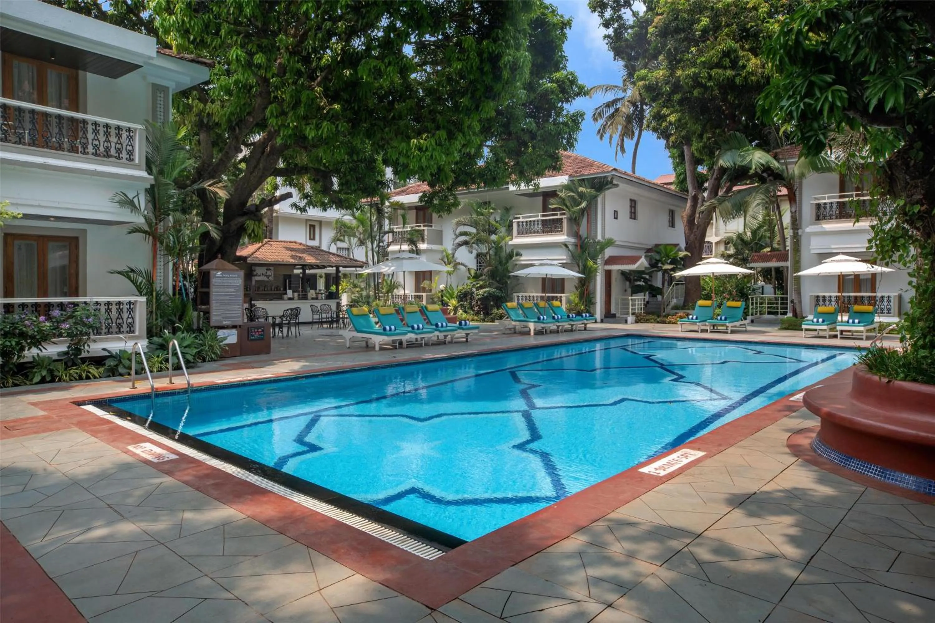 Pool view in Radisson Goa Candolim