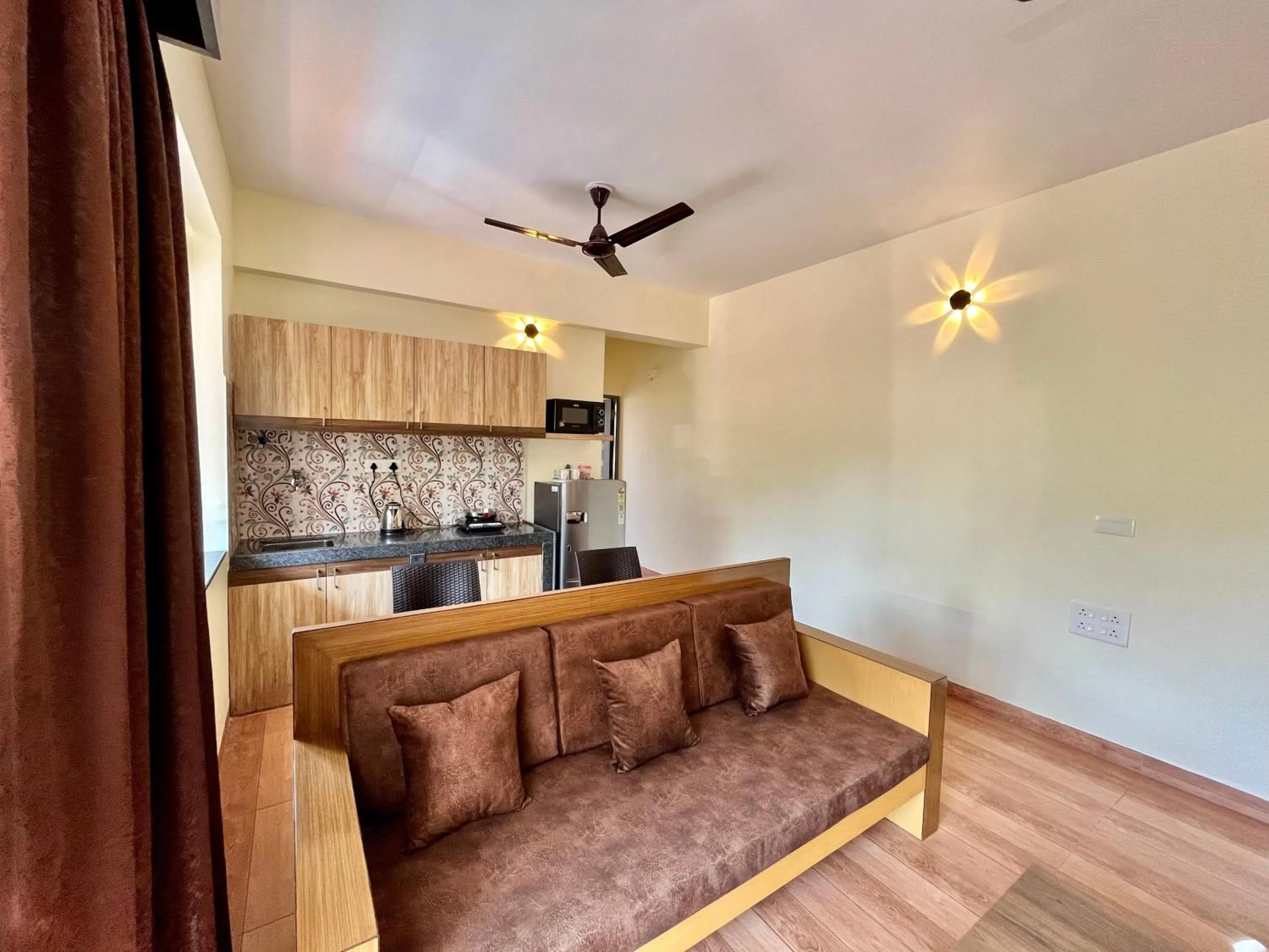 Seating area in Lykke Suites- 2-min Drive to Colva Beach-By Goan Felicidade Hospitality PVT LTD