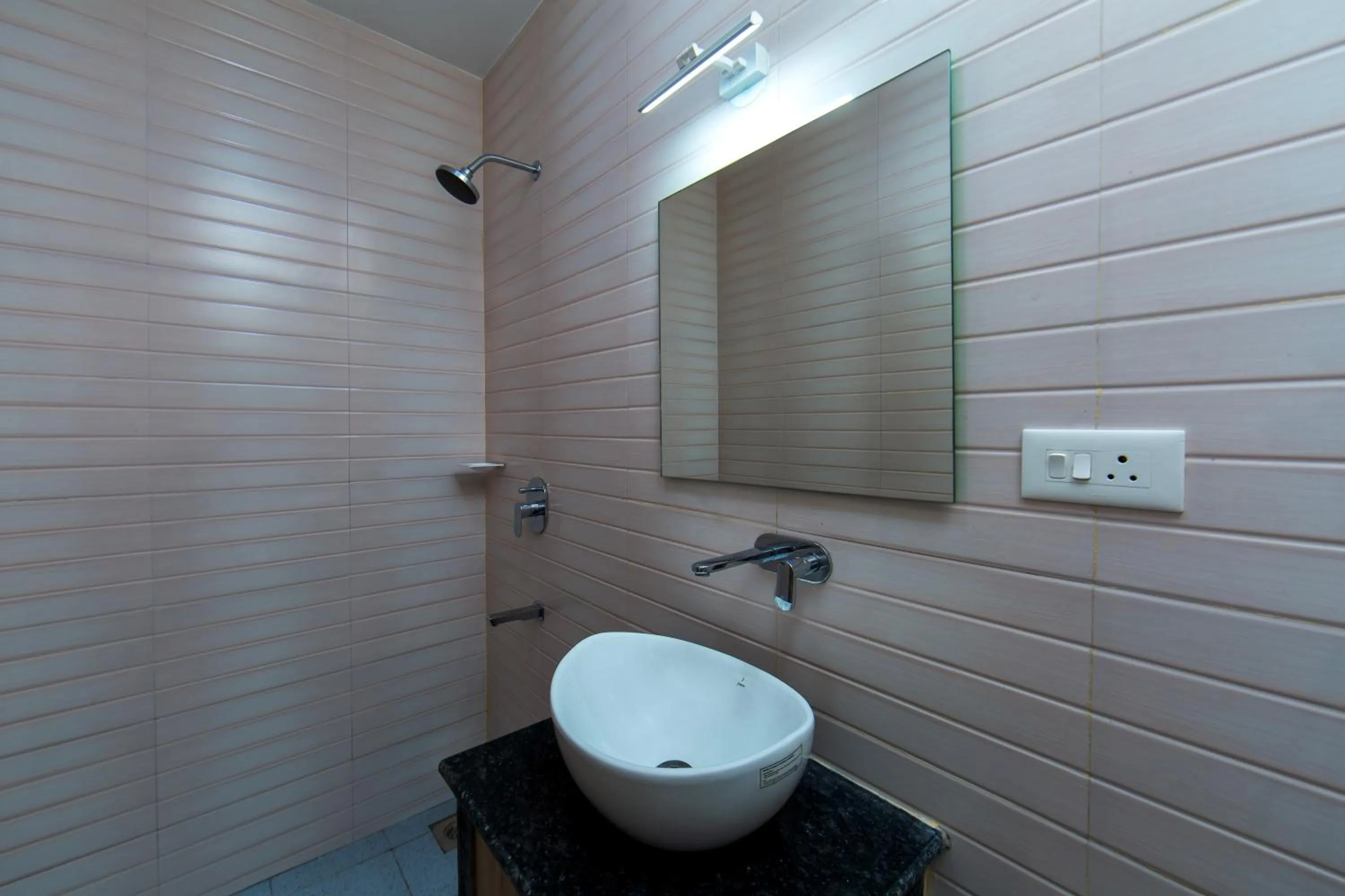 Bathroom in Lykke Suites- 2-min Drive to Colva Beach-By Goan Felicidade Hospitality PVT LTD