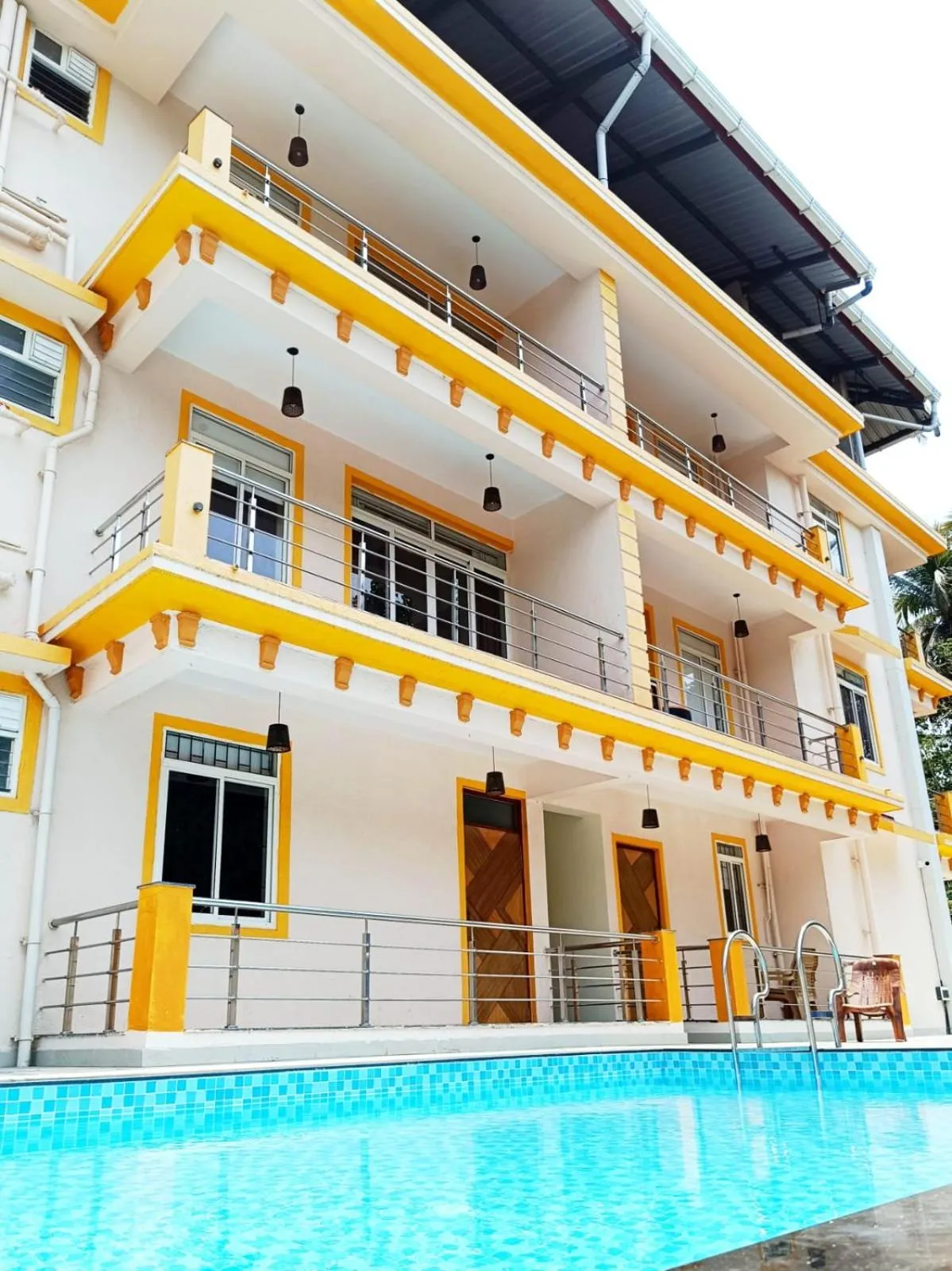 Property building in Lykke Suites- 2-min Drive to Colva Beach-By Goan Felicidade Hospitality PVT LTD