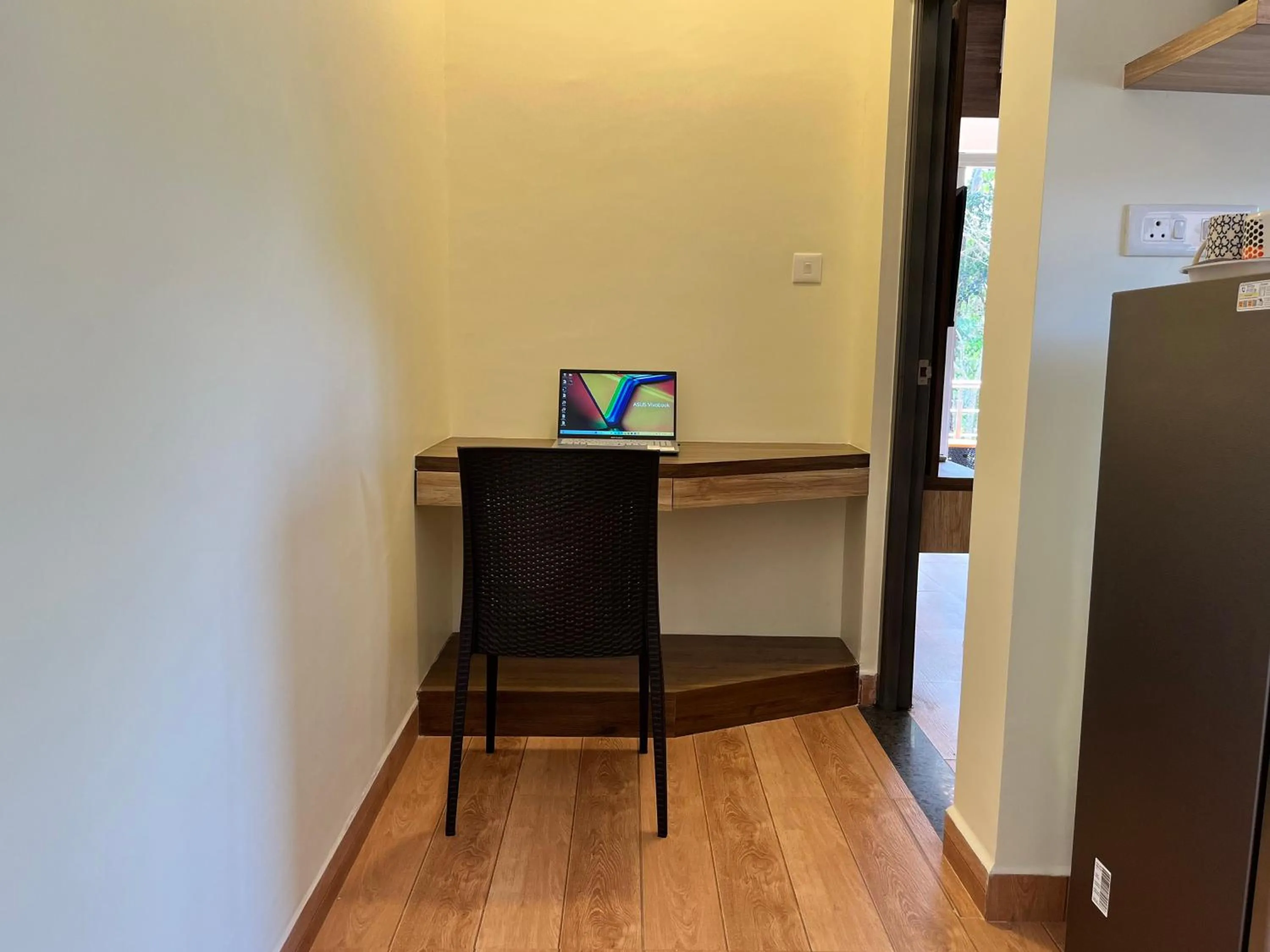 TV and multimedia in Lykke Suites- 2-min Drive to Colva Beach-By Goan Felicidade Hospitality PVT LTD