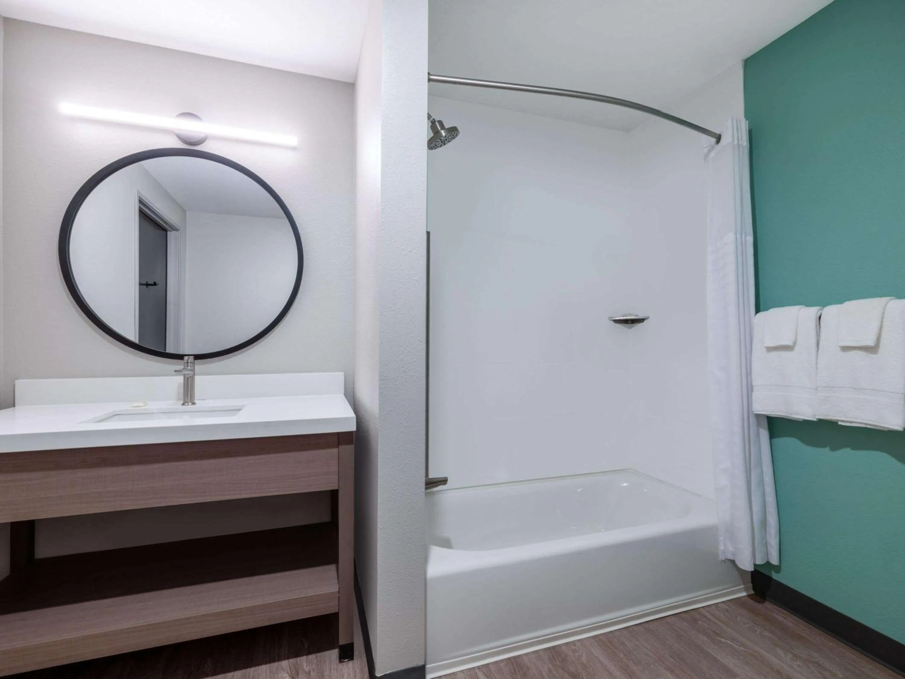 Bathroom in ECHO Suites Extended Stay by Wyndham Madison