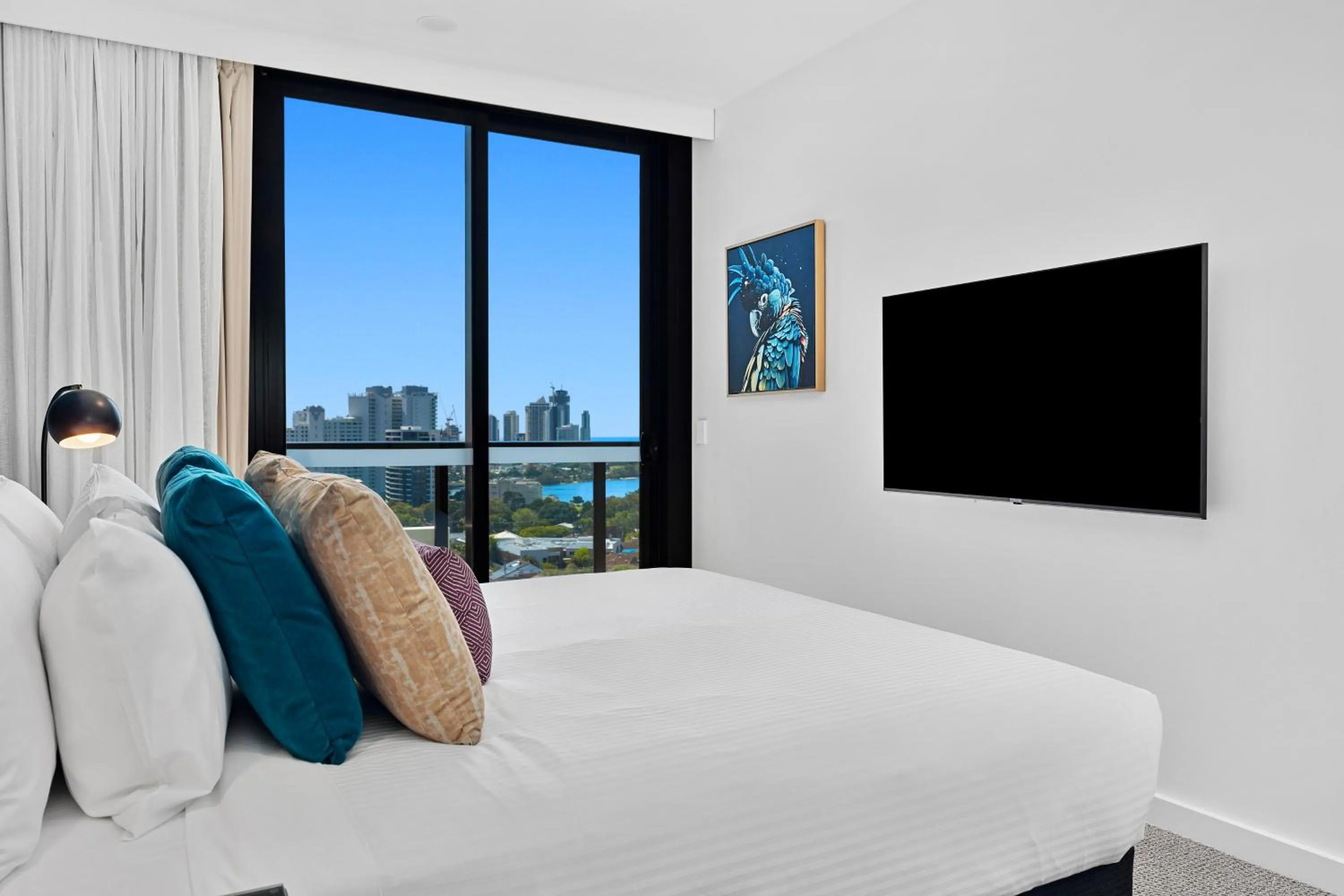 Bed in TRYP by Wyndham Southport Gold Coast Hotel Apartments