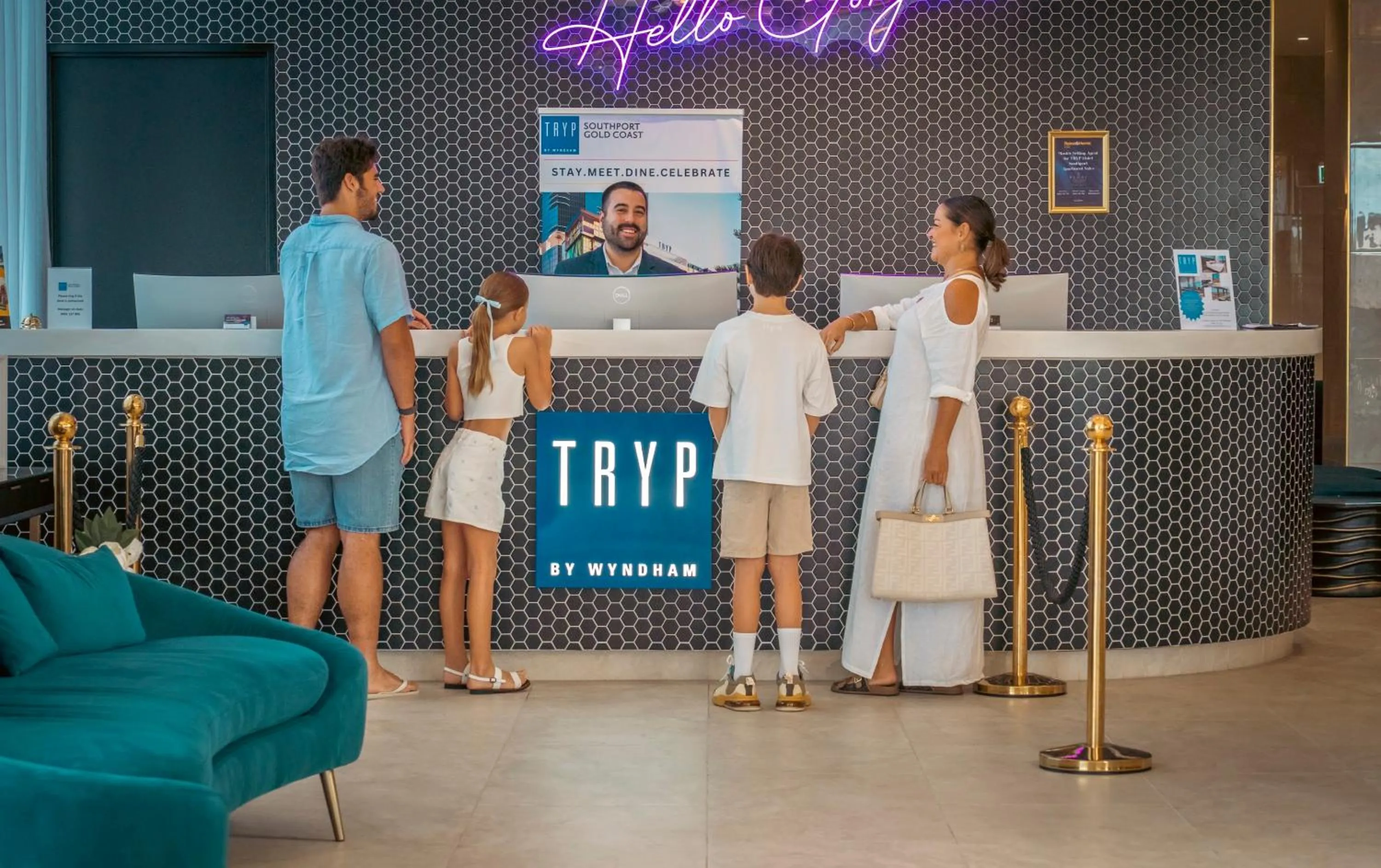 Lobby or reception in TRYP by Wyndham Southport Gold Coast Hotel Apartments