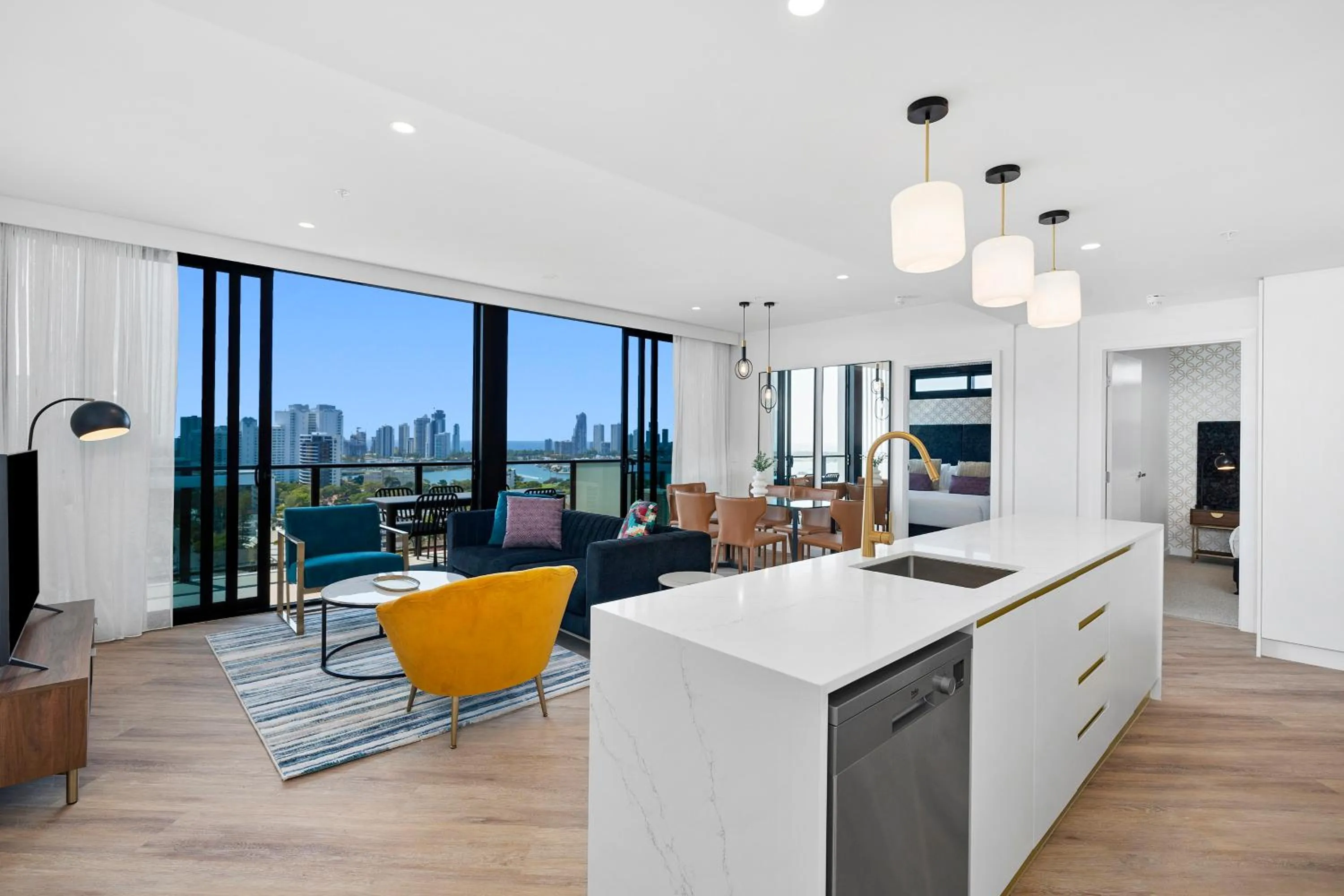 Living room in TRYP by Wyndham Southport Gold Coast Hotel Apartments