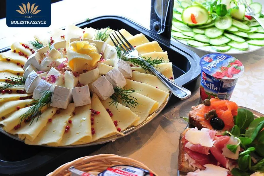 Breakfast in Hotel Restauracja VILLA BOLESTRASZYCE- PRZEMYŚL
