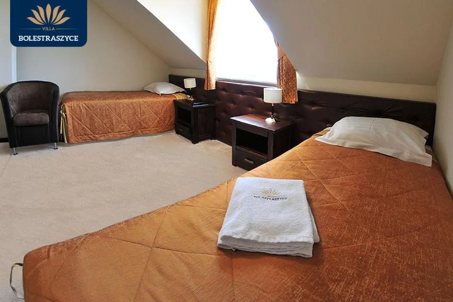 Bed in Hotel Restauracja VILLA BOLESTRASZYCE- PRZEMYŚL