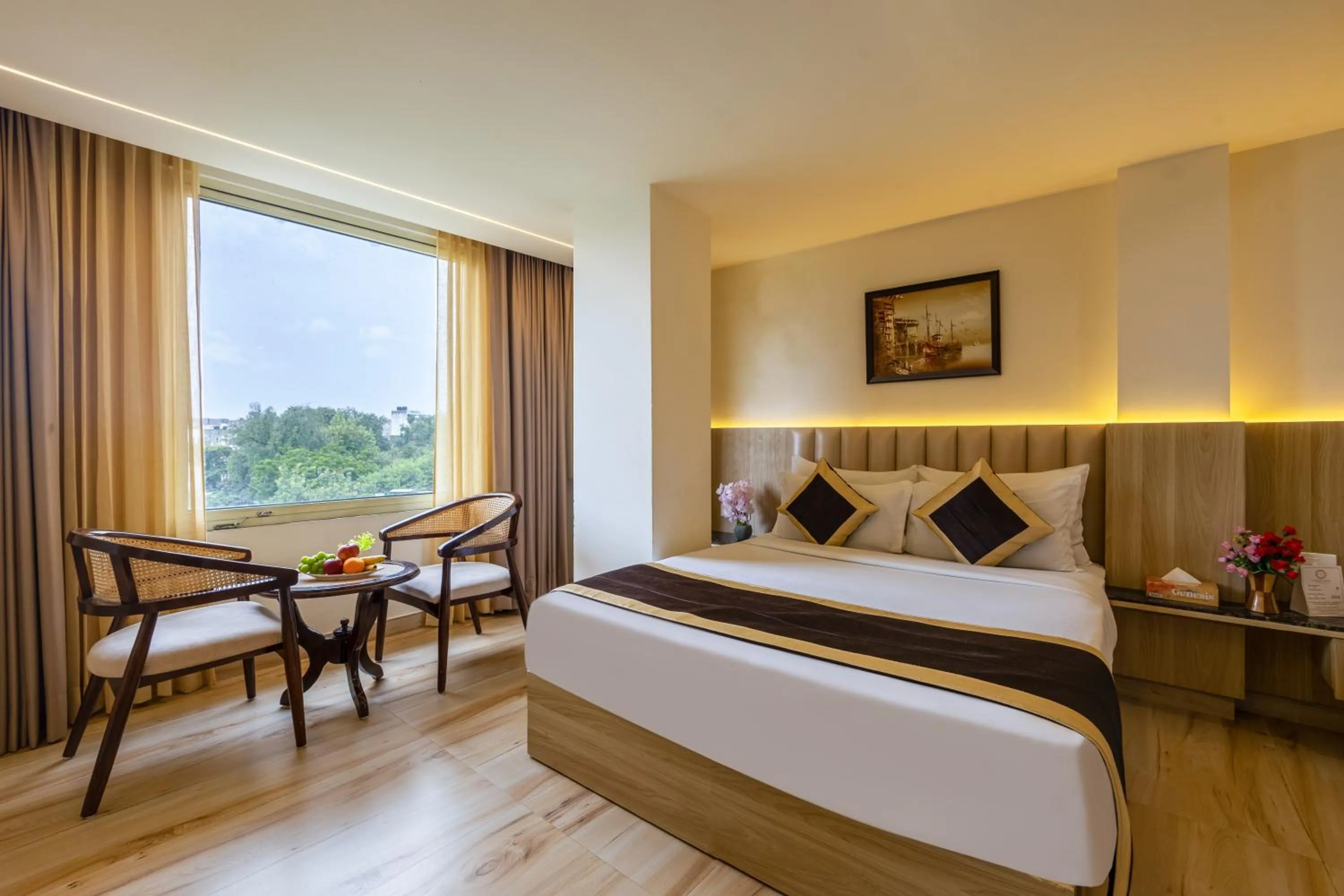 Bed in Dahabi Venue Premium- 9 min fr Delhi Airport