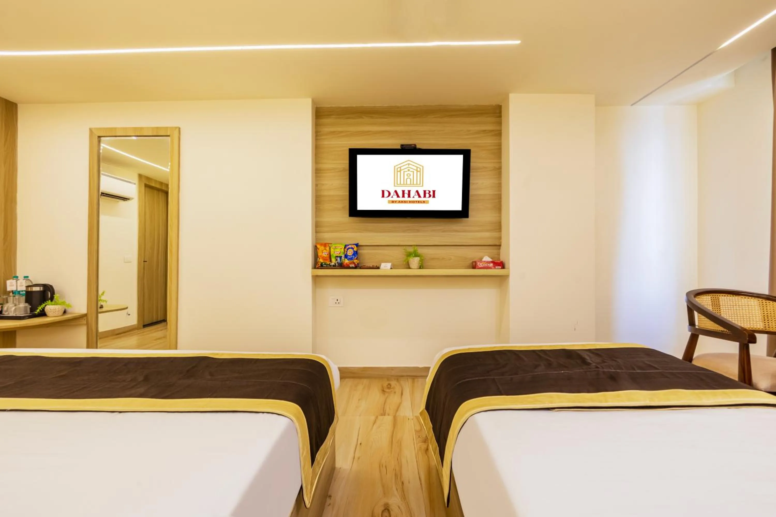 Bed in Dahabi Venue Premium- 9 min fr Delhi Airport