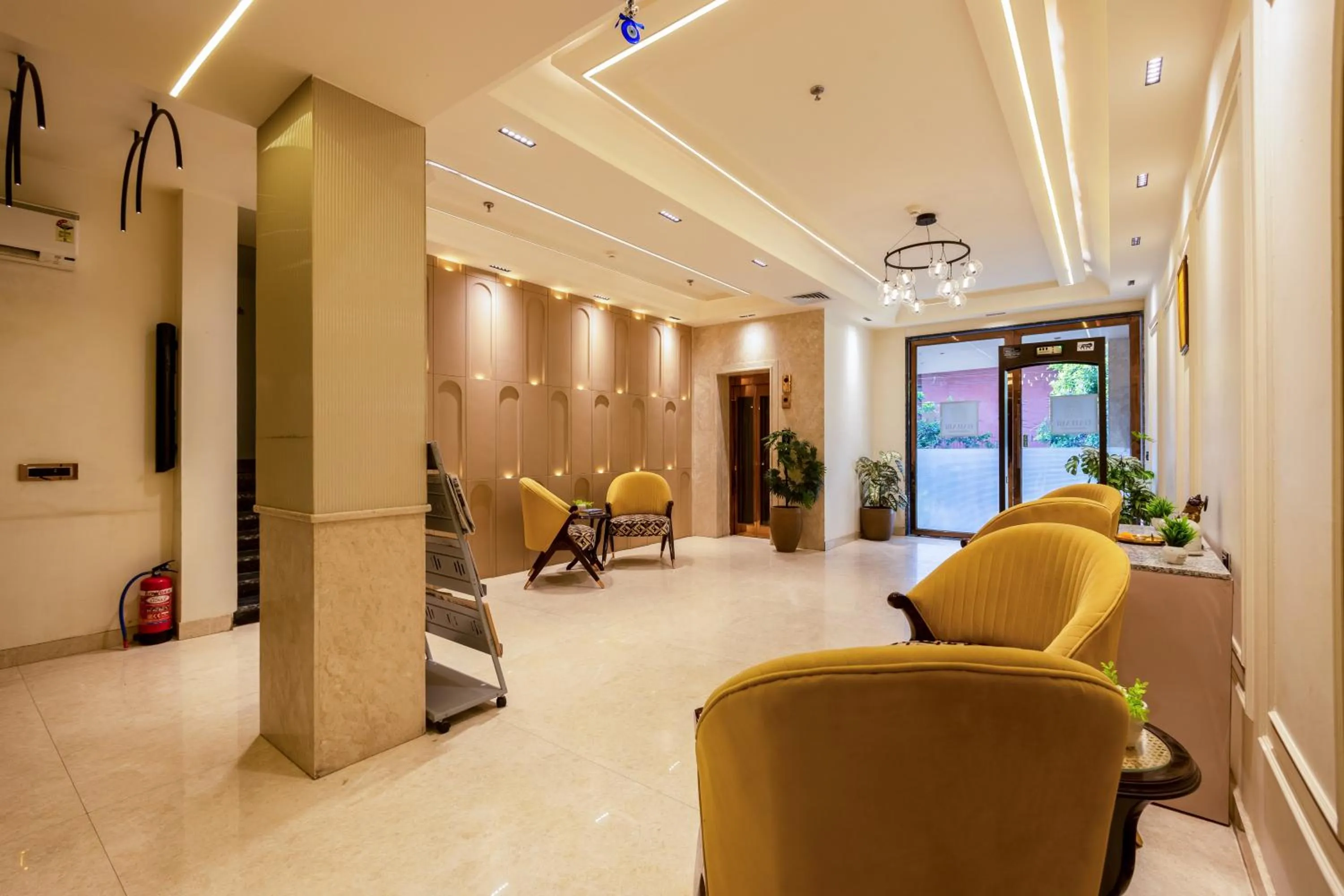 Seating area in Dahabi Venue Premium- 9 min fr Delhi Airport