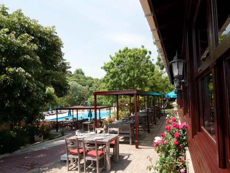 Pool view in Fener Motel