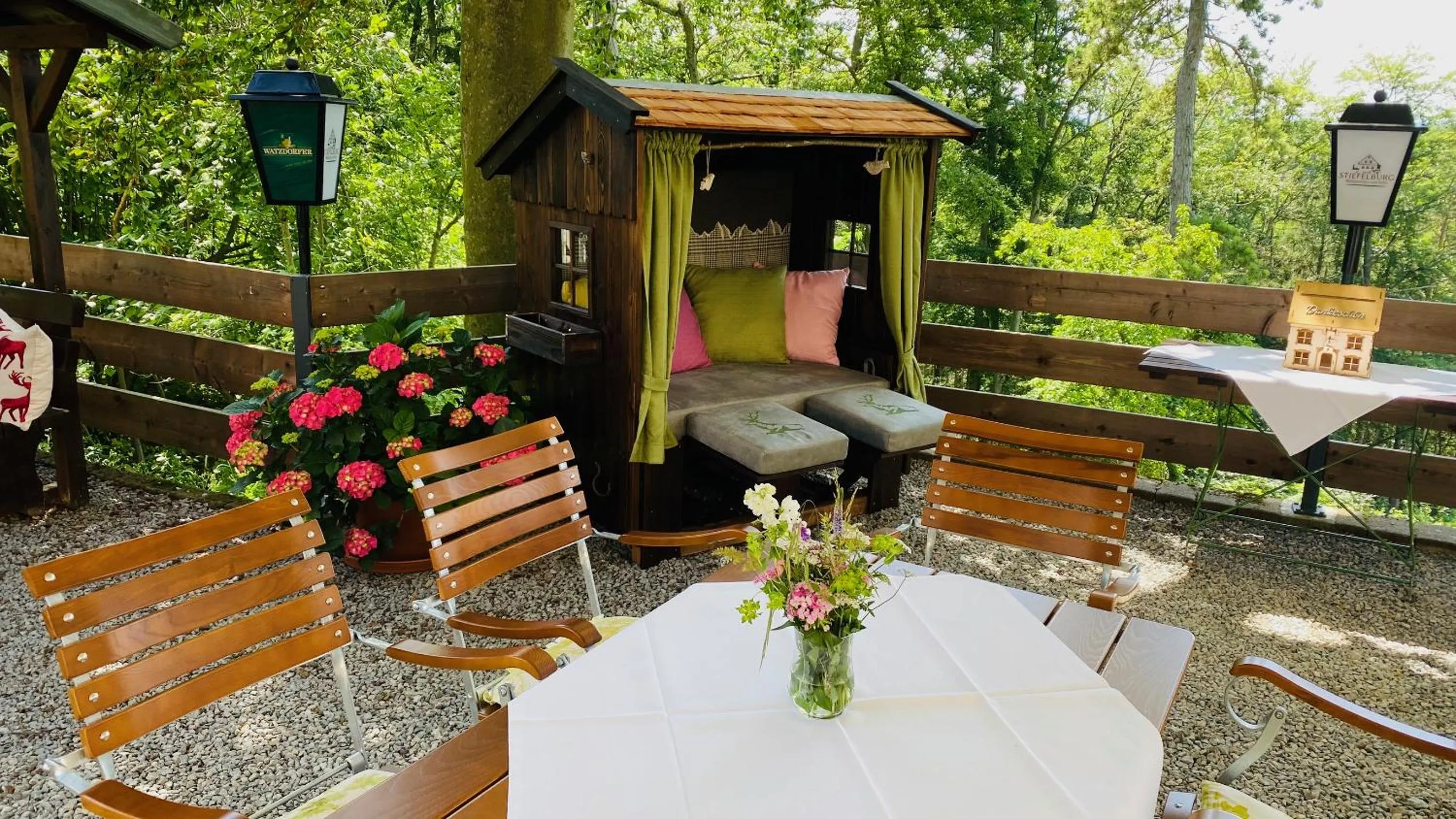 Garden in Stiefelburg Der Berghof