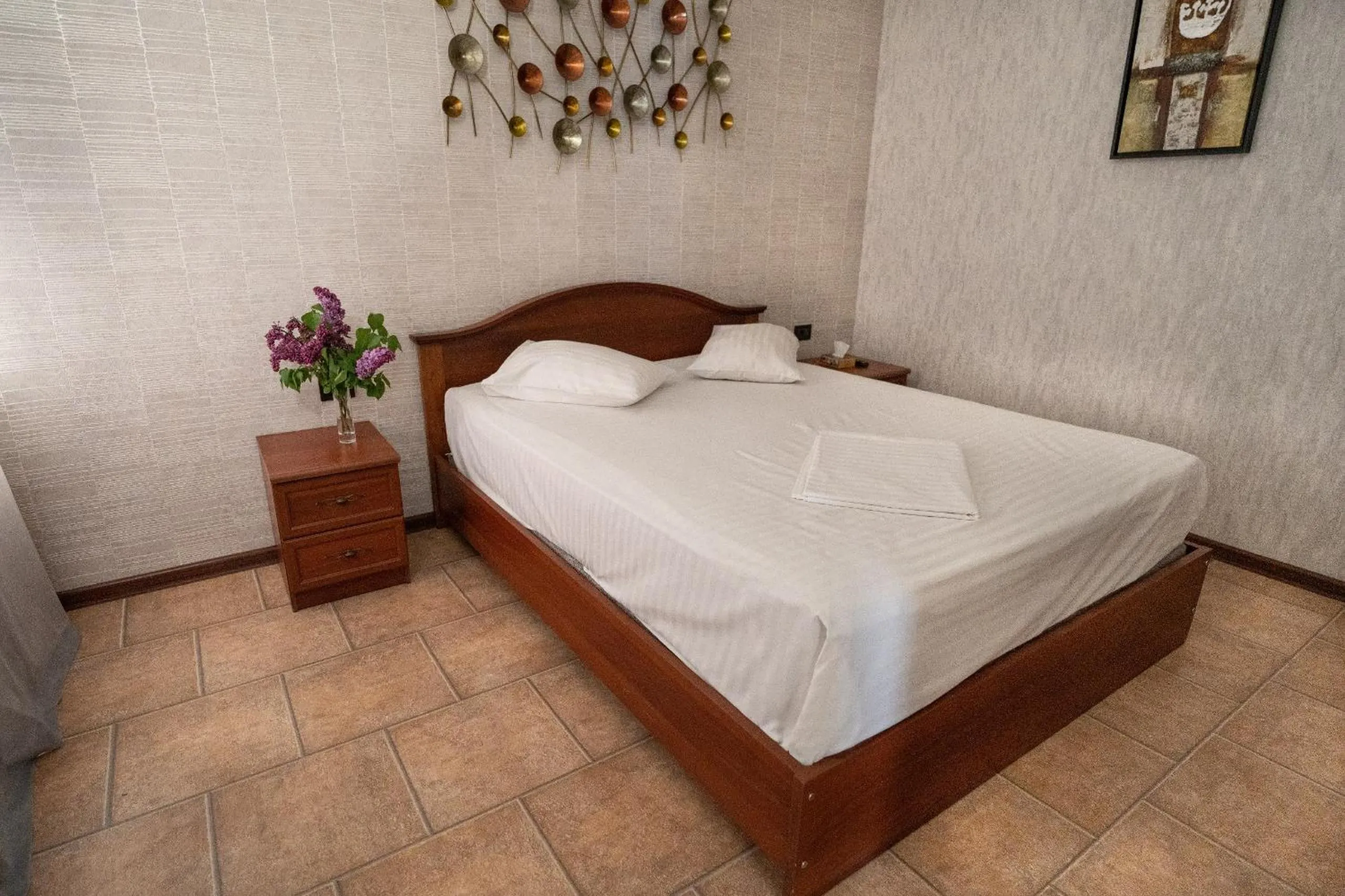 Bed in Park Avenue Hotel Yerevan