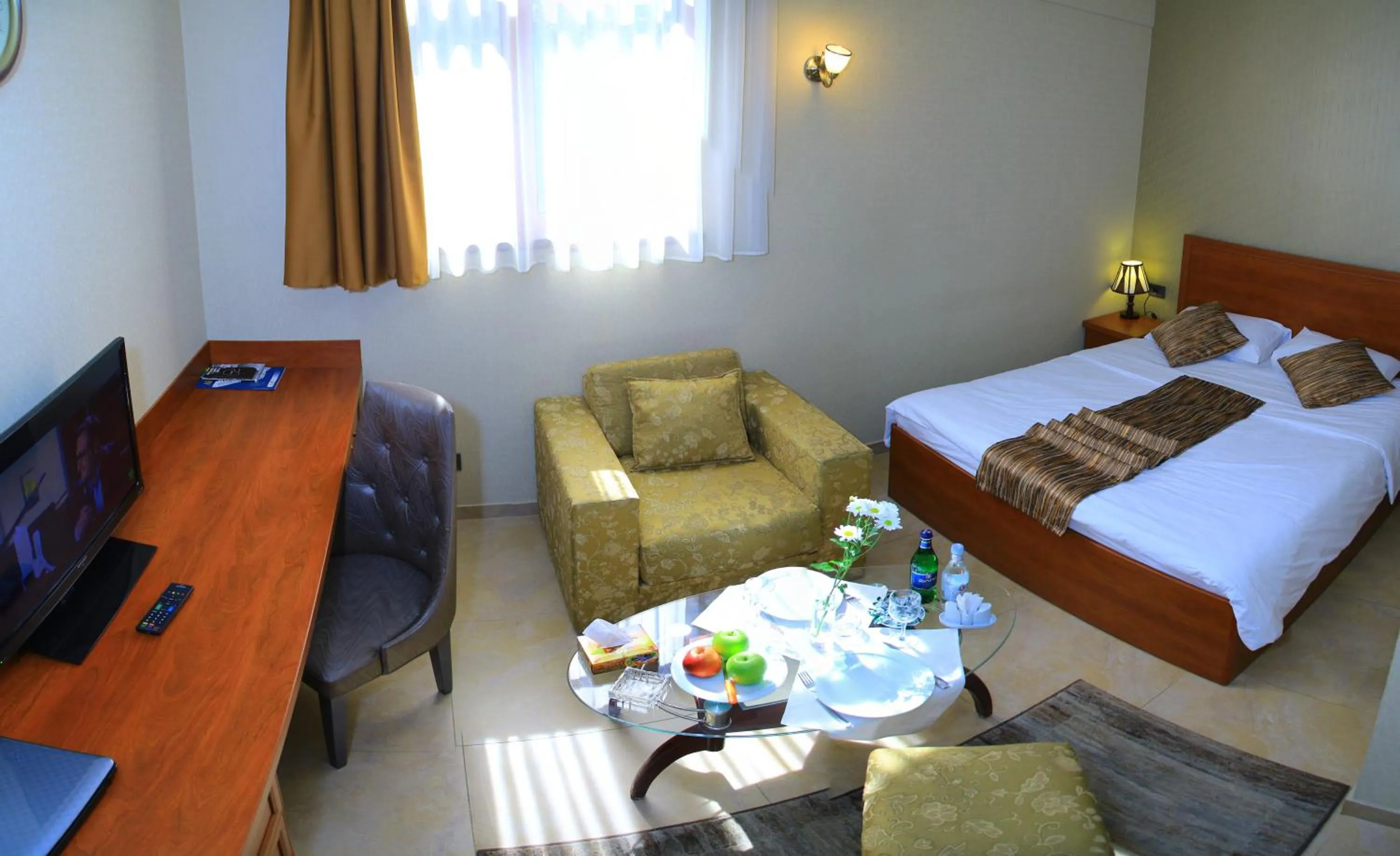 Bed in Park Avenue Hotel Yerevan