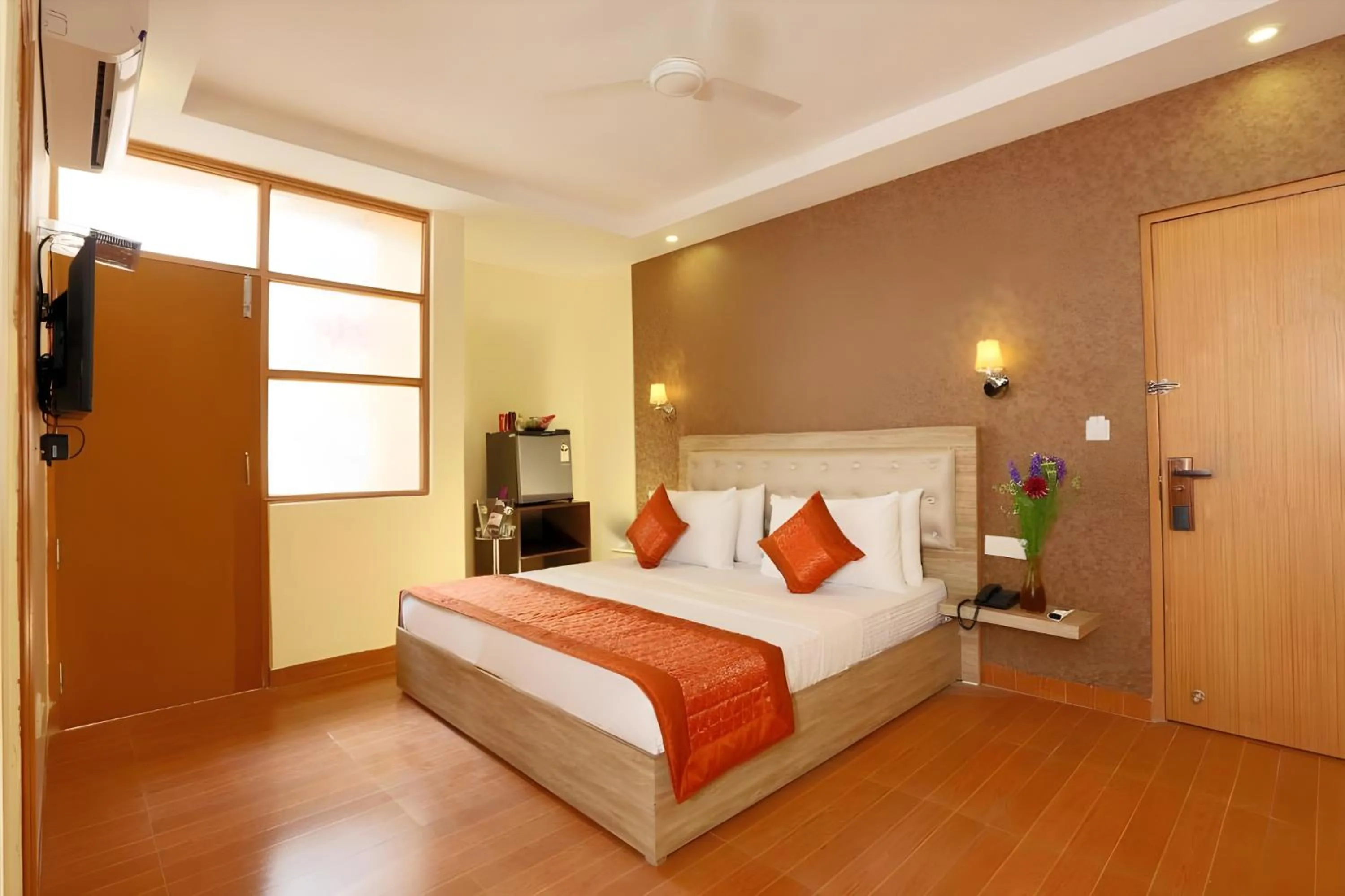 Bedroom in Hotel Aeroporto Near Airport & Aerocity