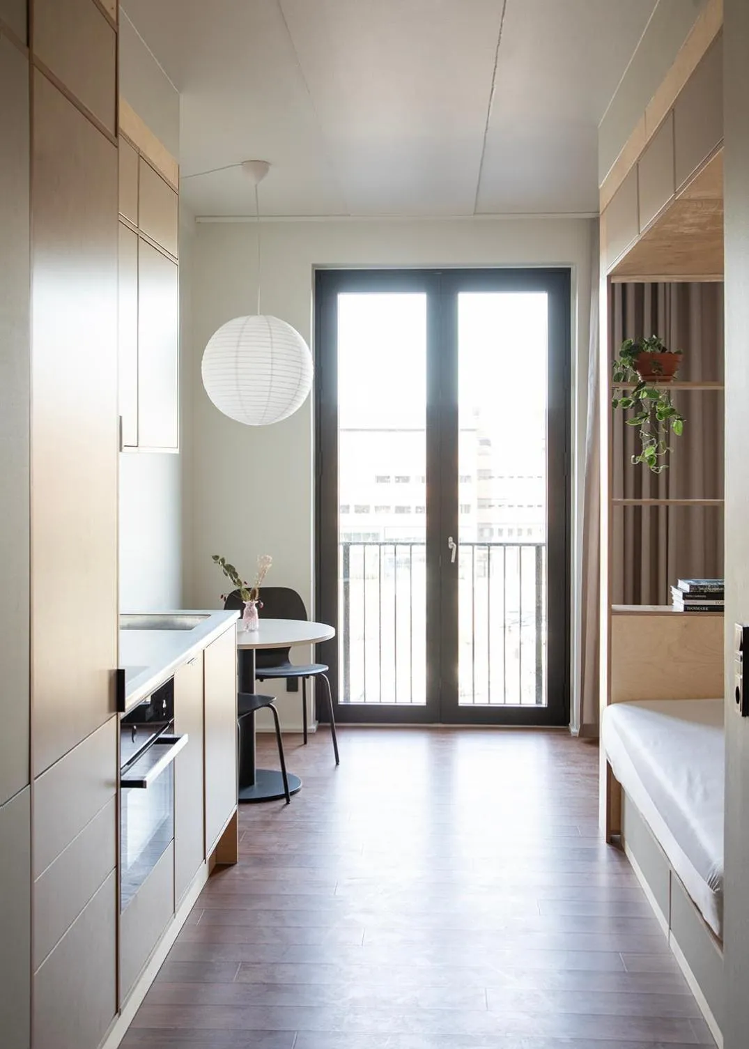 Bed in Nordhus Guest Apartments