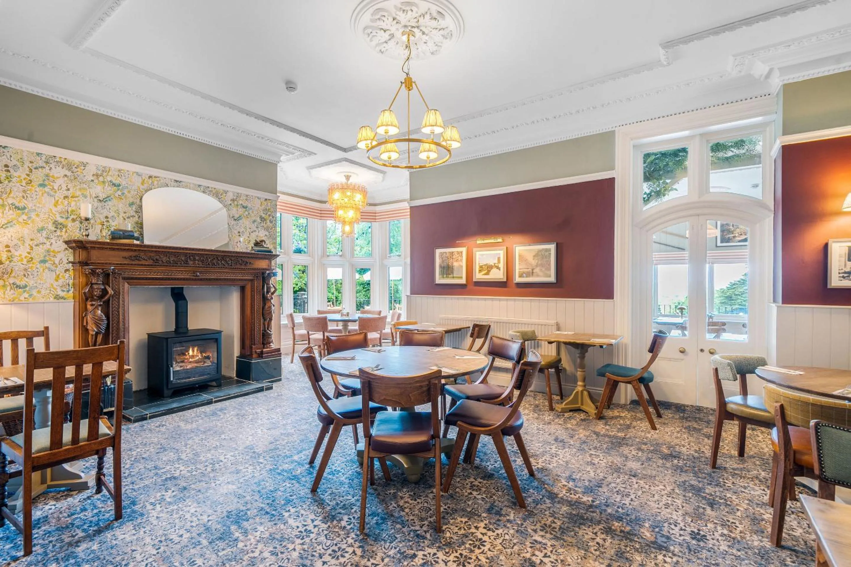 Dining area in Sidcot Arms