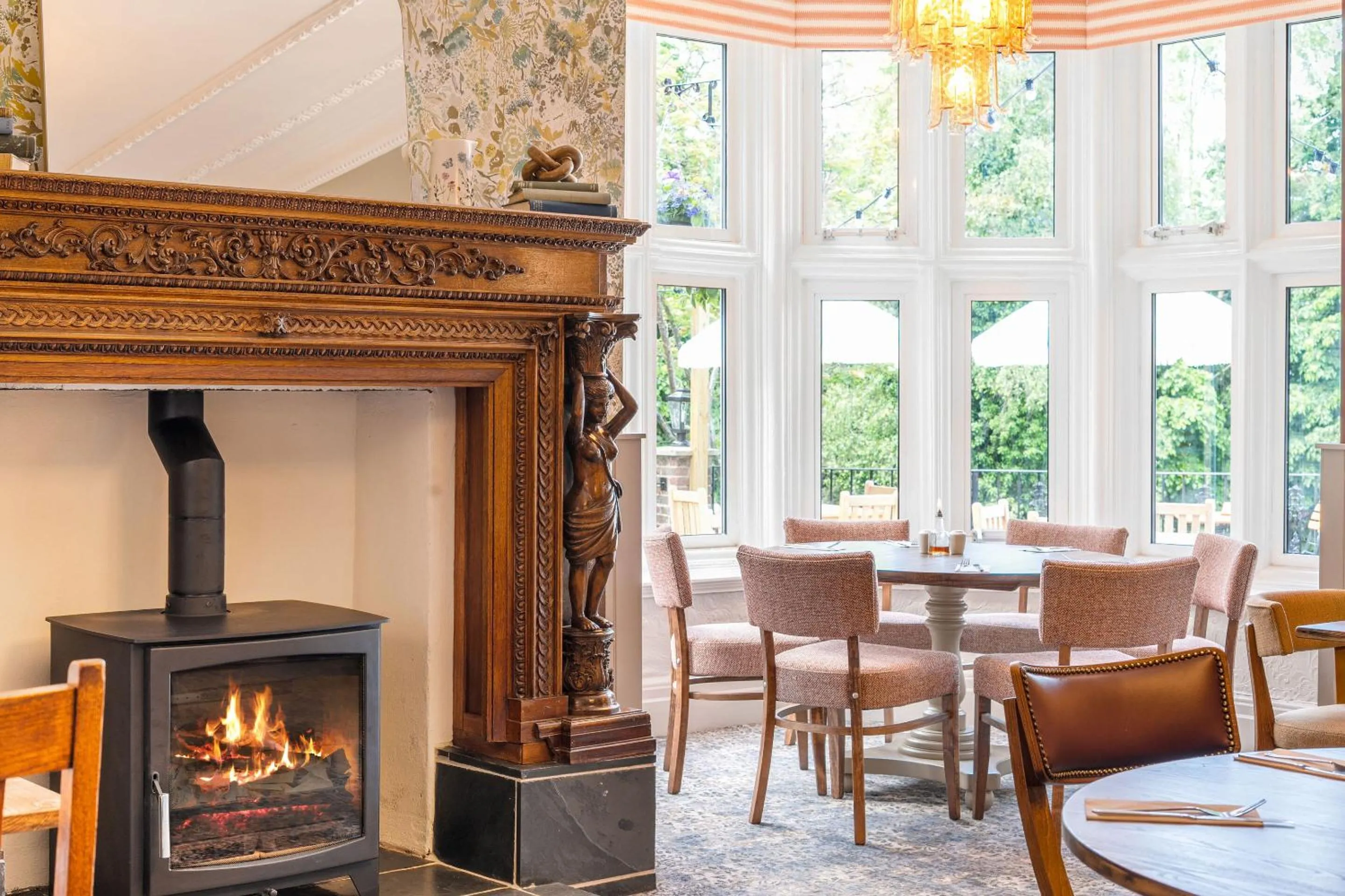 Dining area in Sidcot Arms