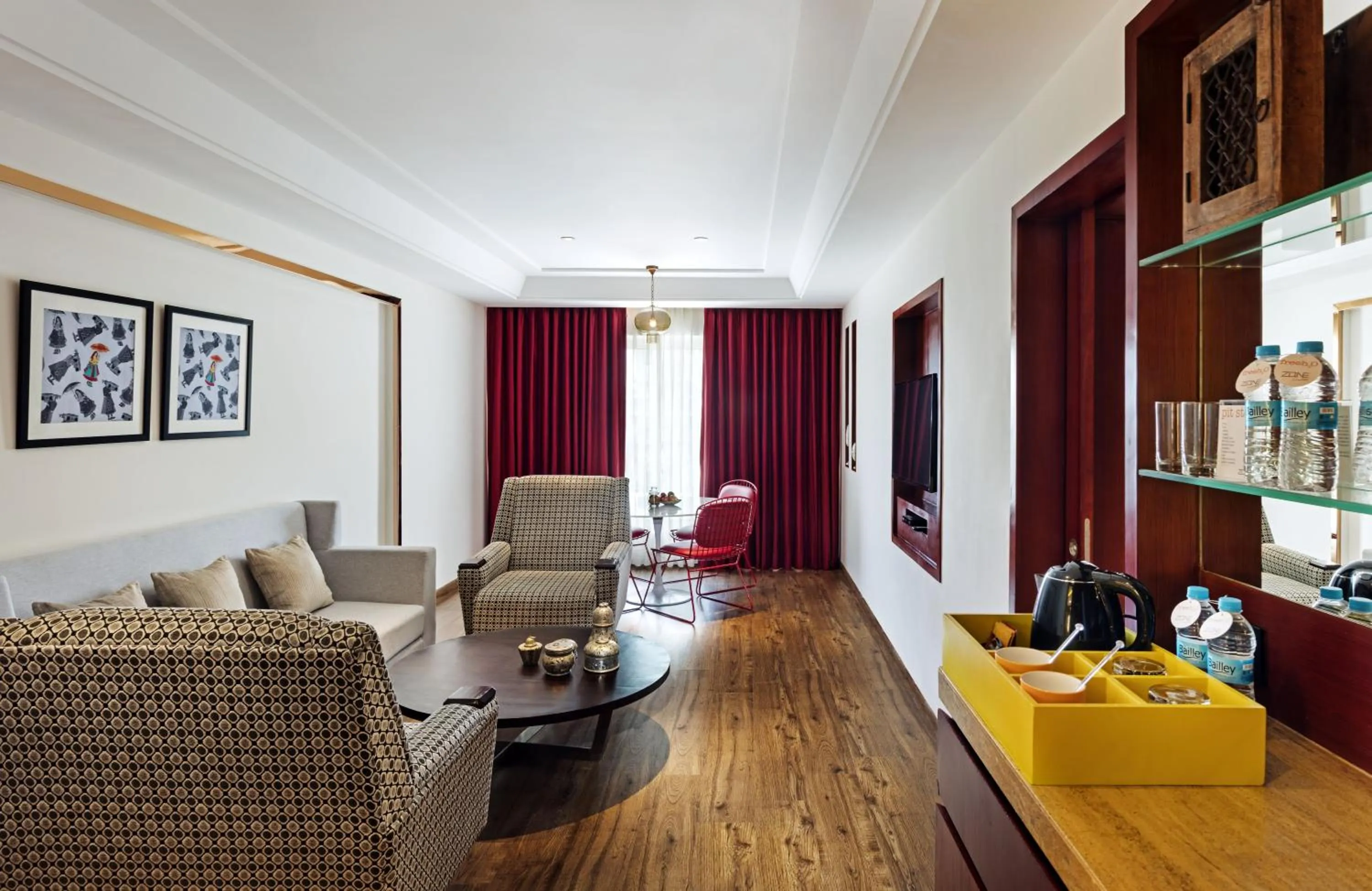 Living room in Zone By The Park , Bani Park Jaipur