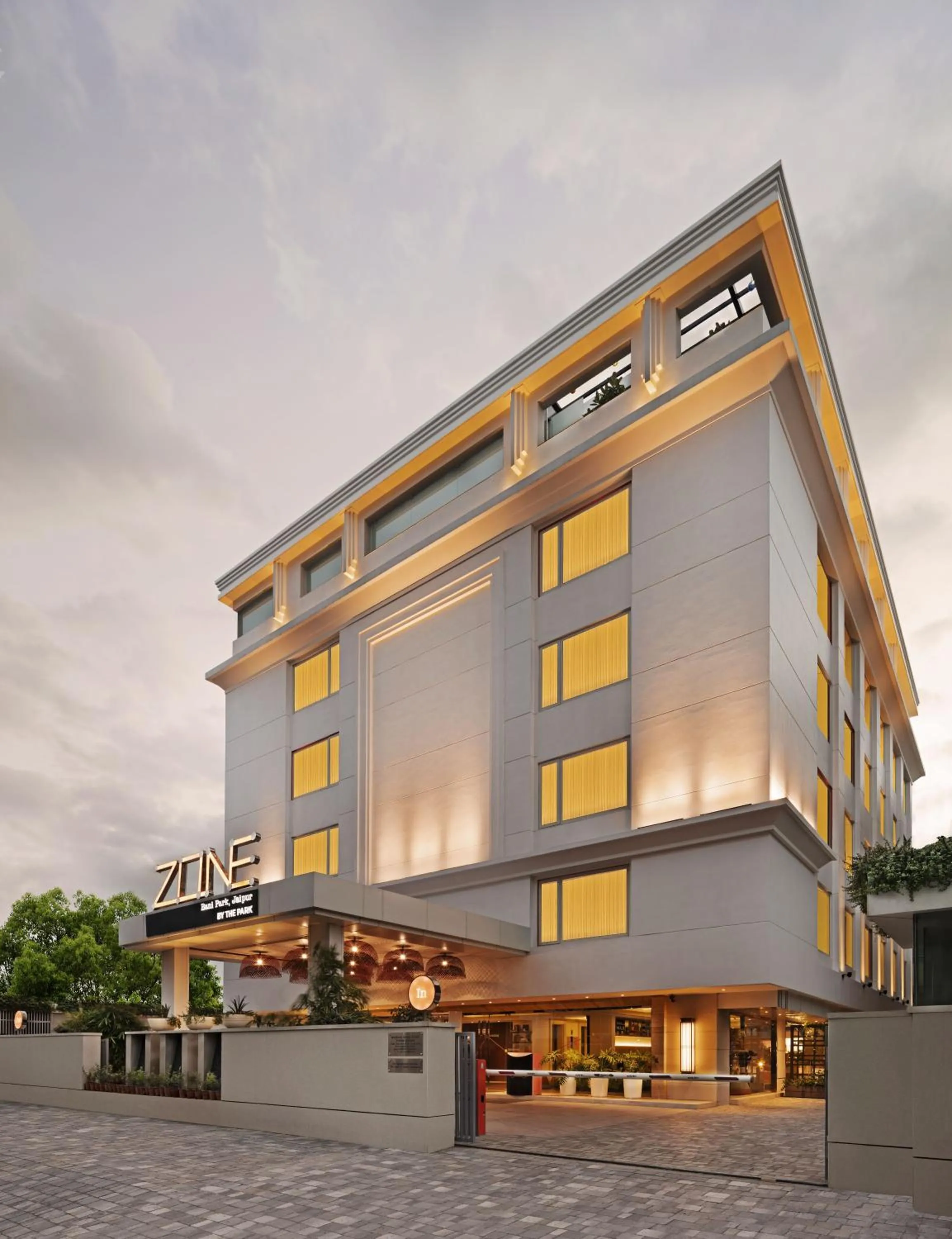 Facade/entrance in Zone By The Park , Bani Park Jaipur
