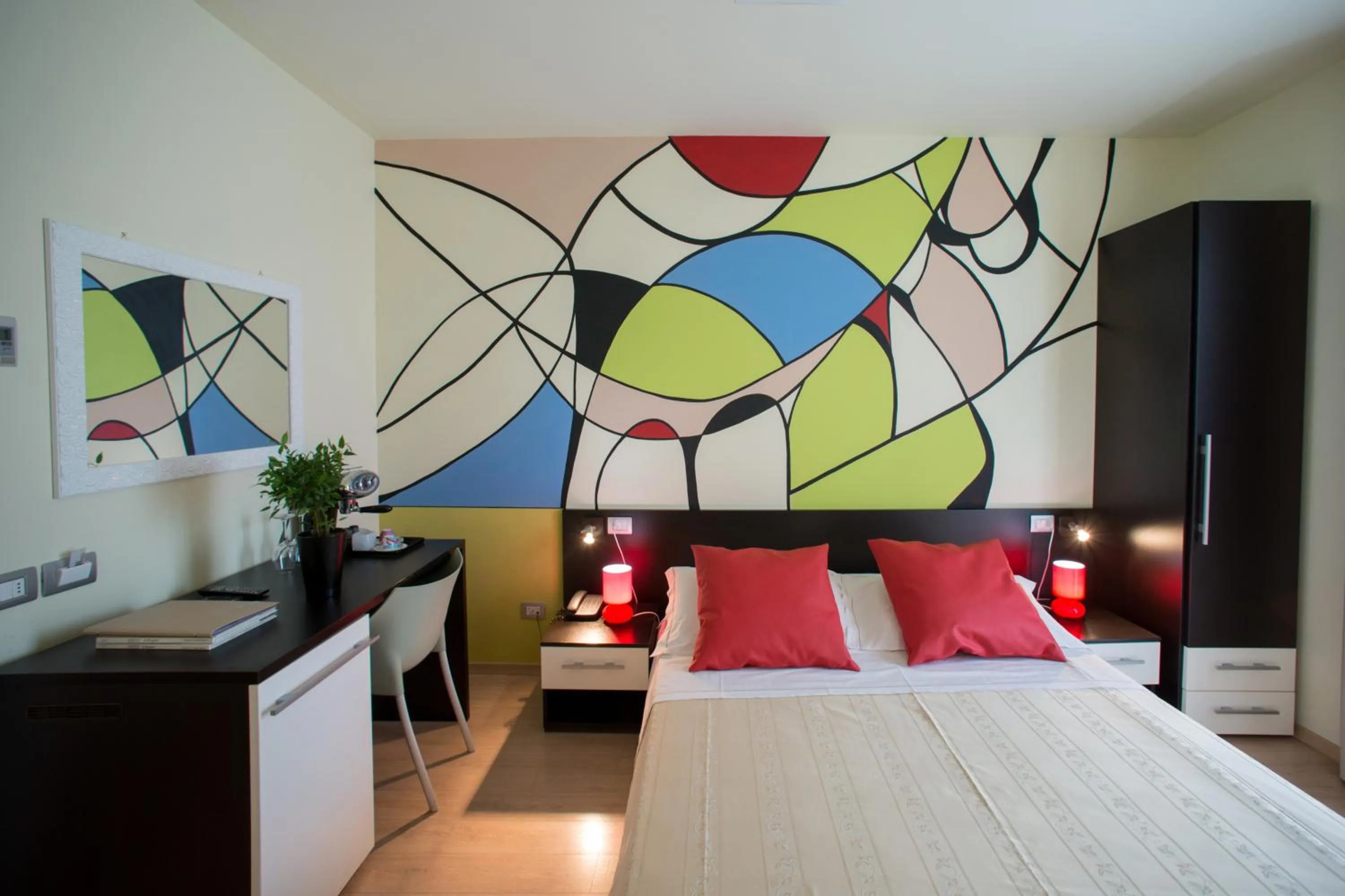 Decorative detail, Bed in Berghotel