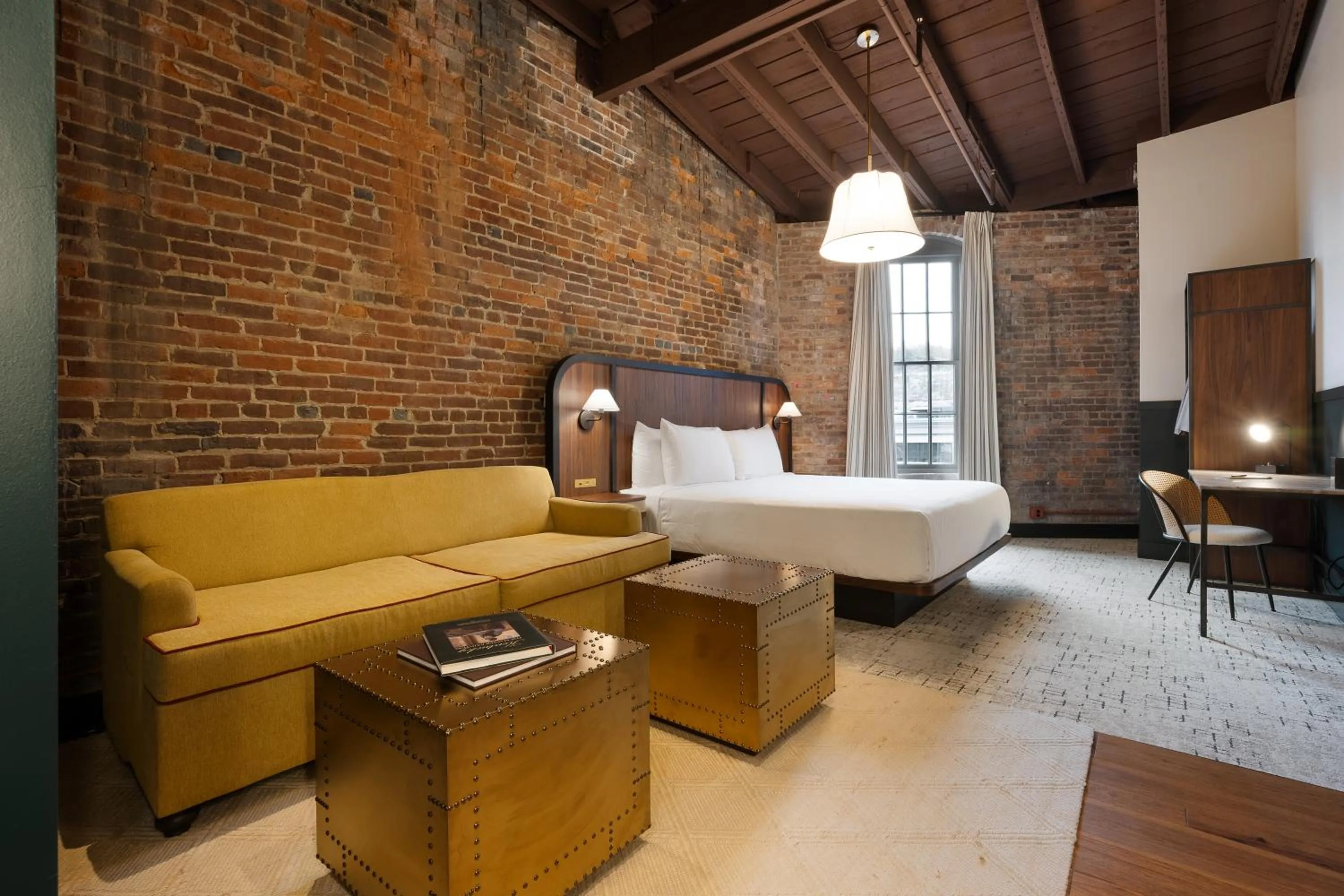 Bed in The Delegate Hotel