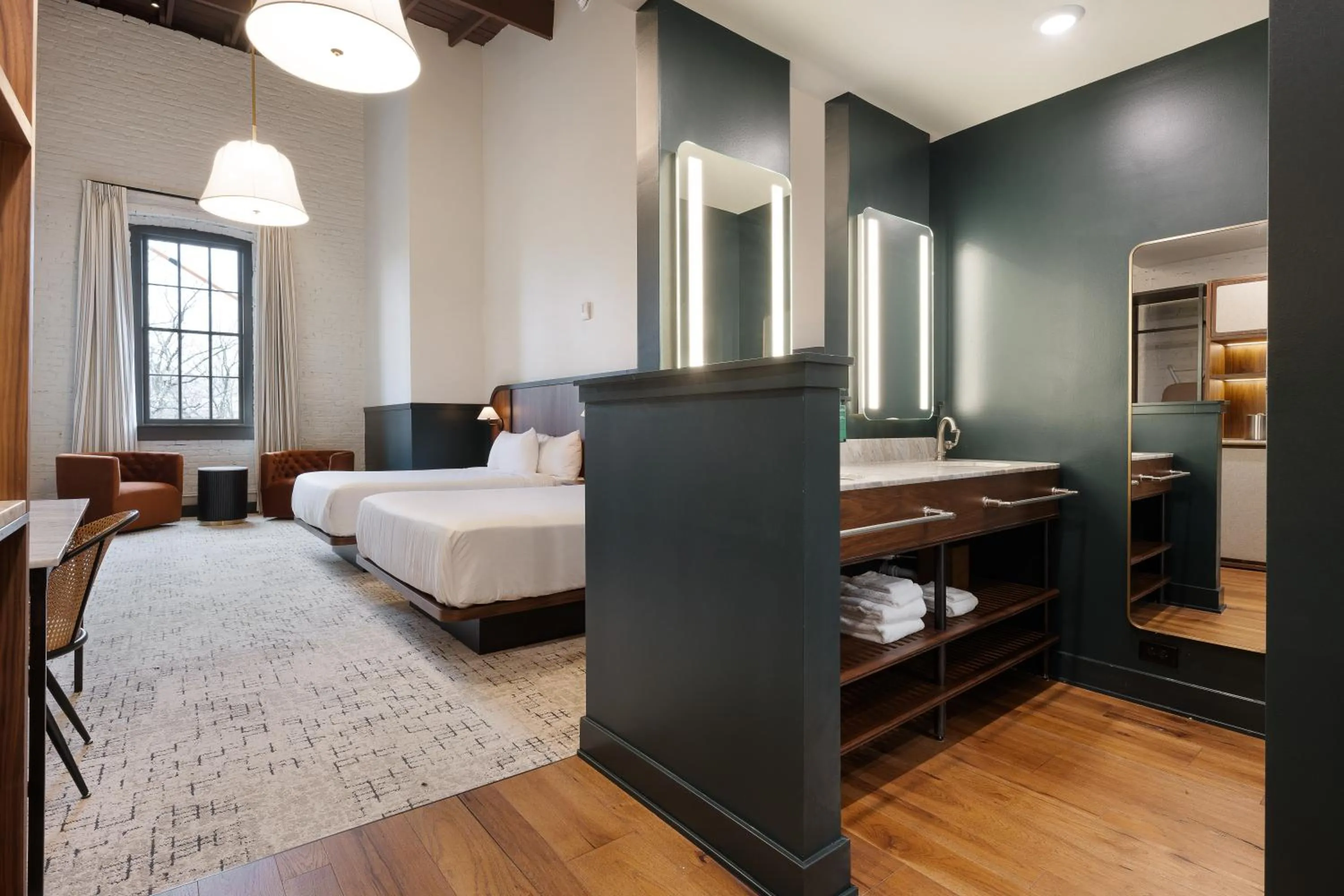 Bed in The Delegate Hotel