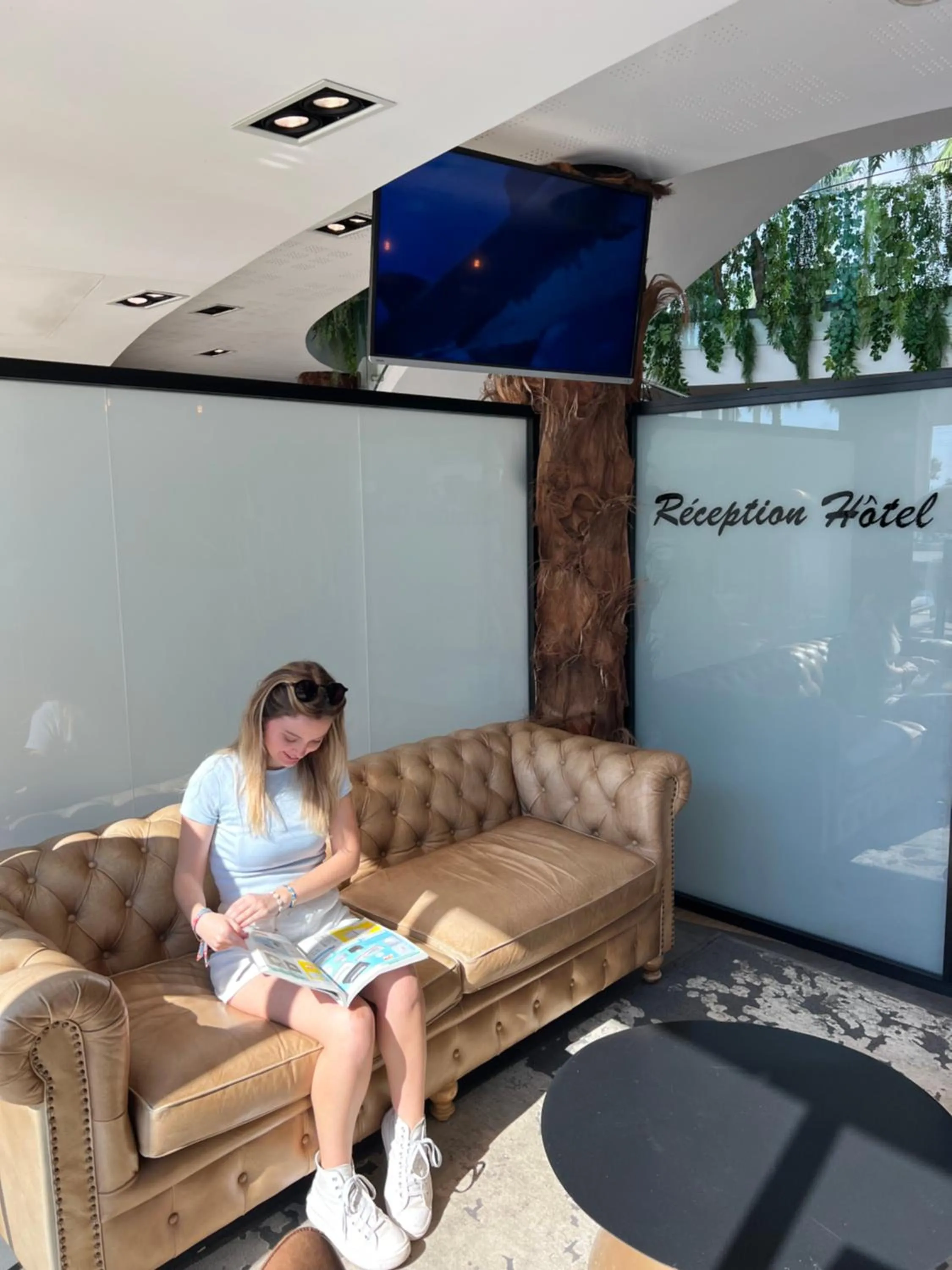 Lobby or reception in SoBlue Hôtel