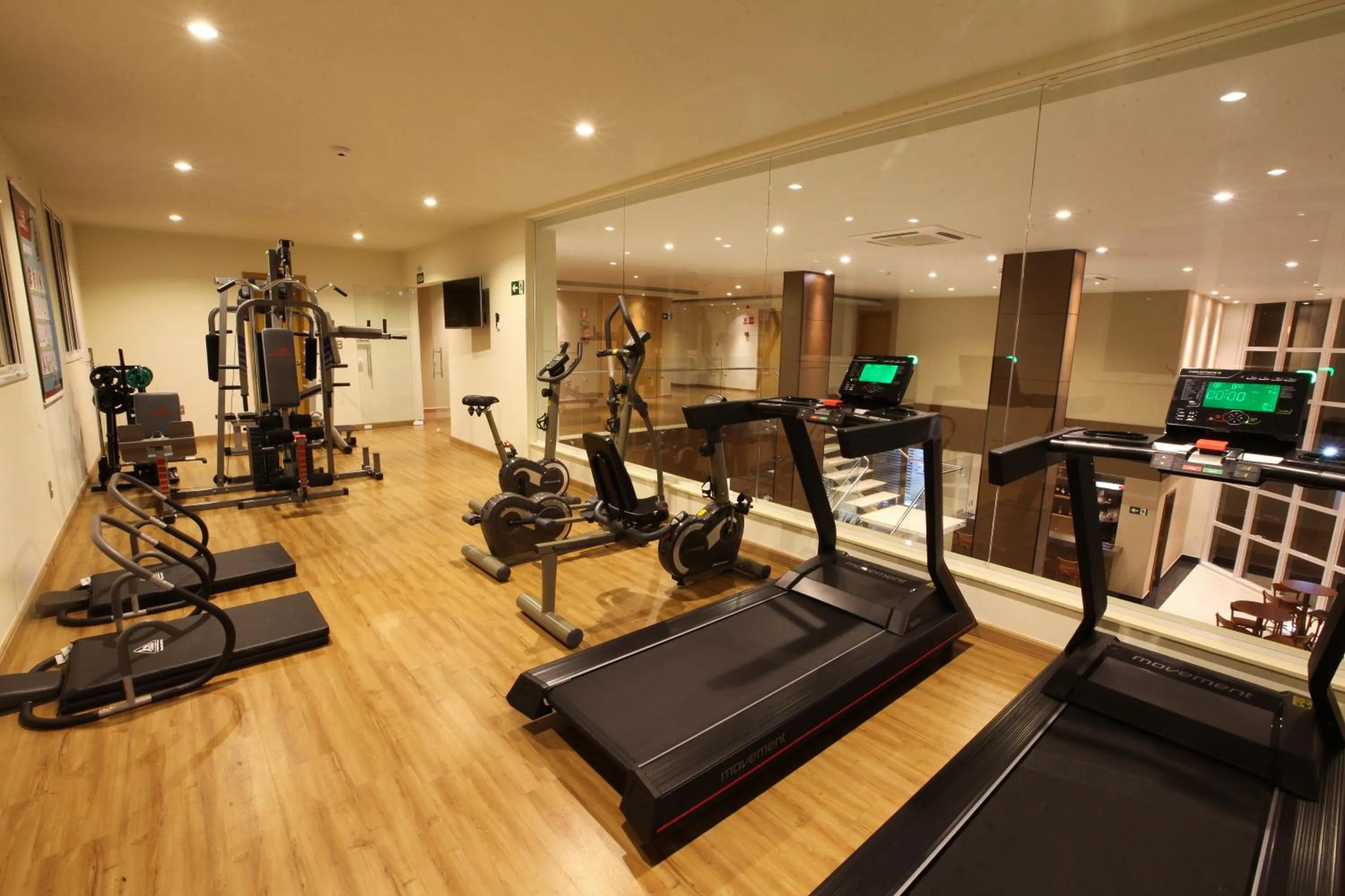 Fitness centre/facilities in Hotel Caiuá Cascavel