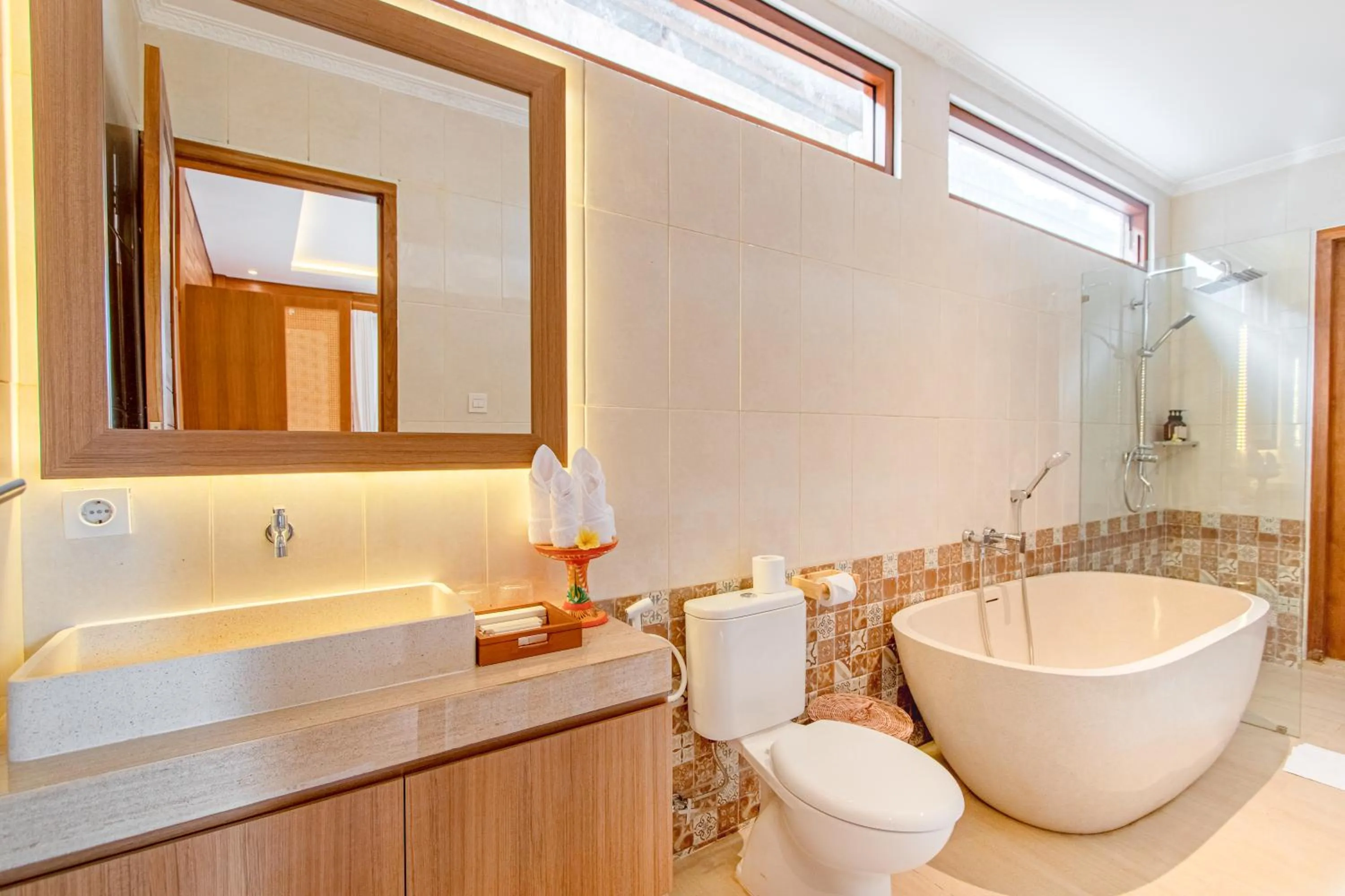 Bathroom in Anartha Resort Jimbaran By Kubu GWK