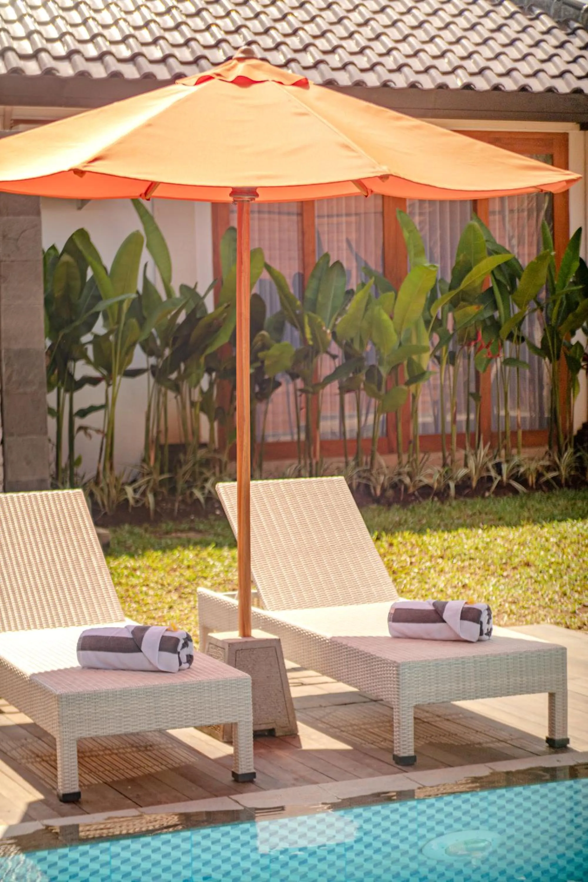 Pool view in Anartha Resort Jimbaran By Kubu GWK