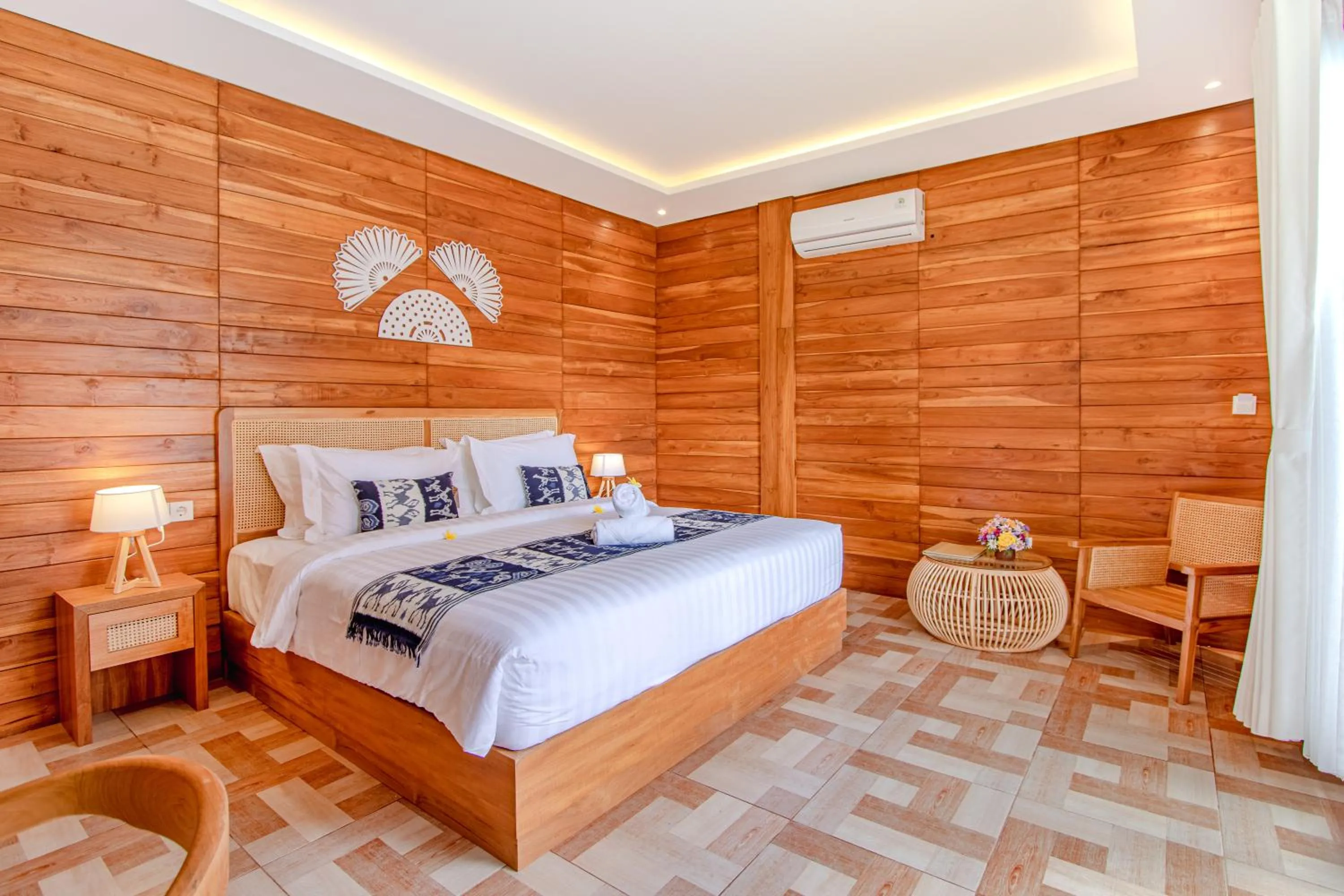 Bed in Anartha Resort Jimbaran By Kubu GWK