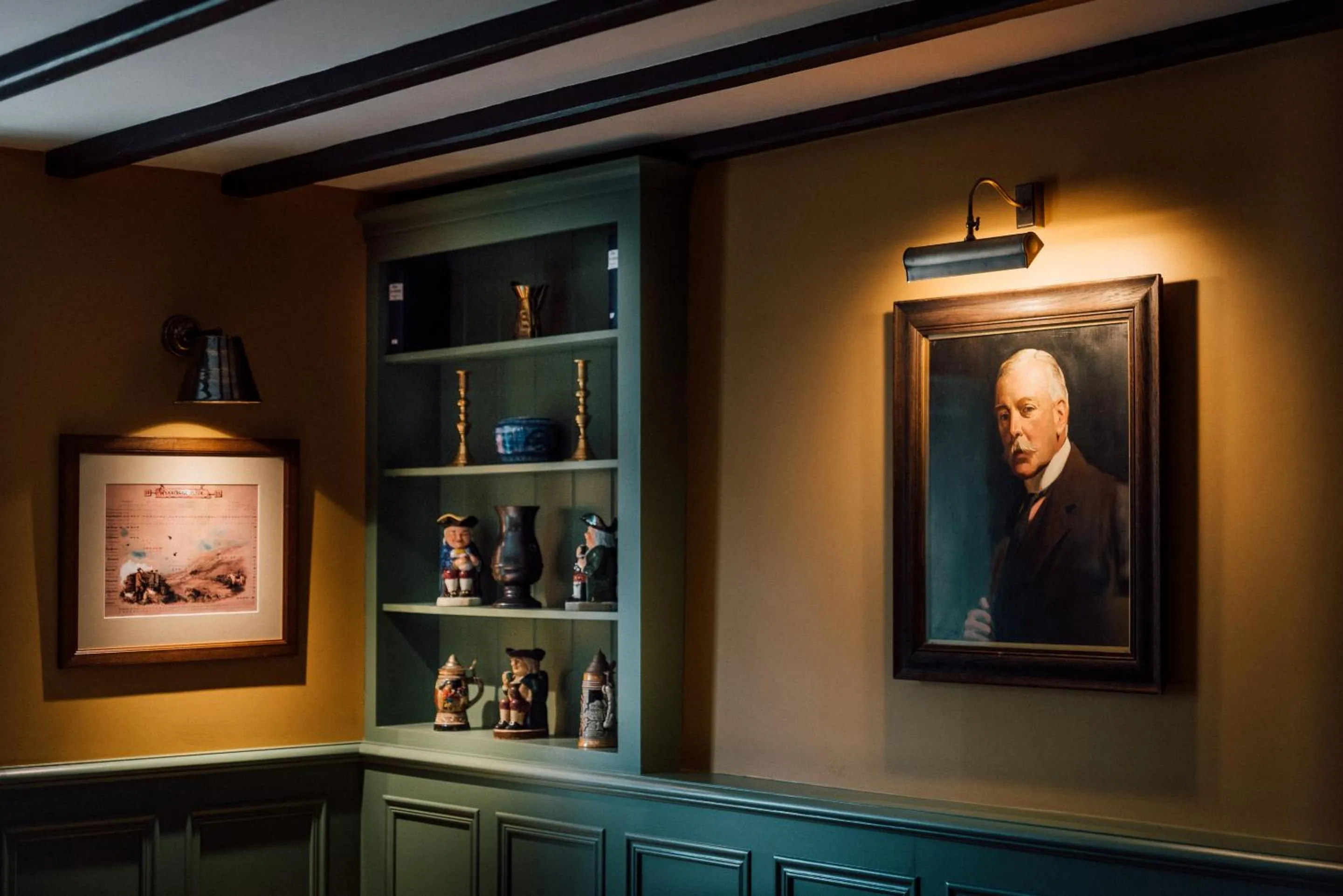 Dining area in The Milbank Arms
