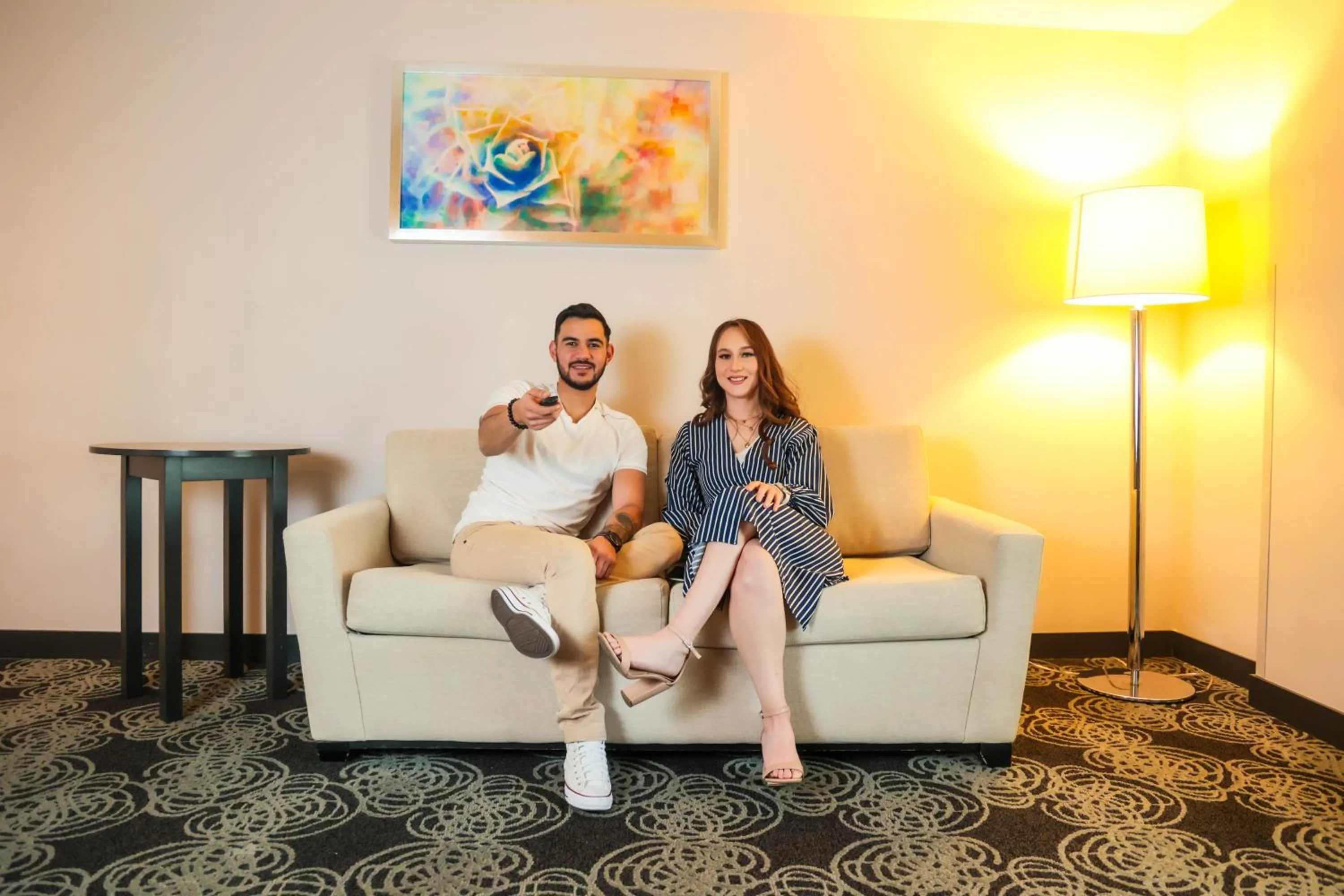 Living room in Hampton Inn Zacatecas