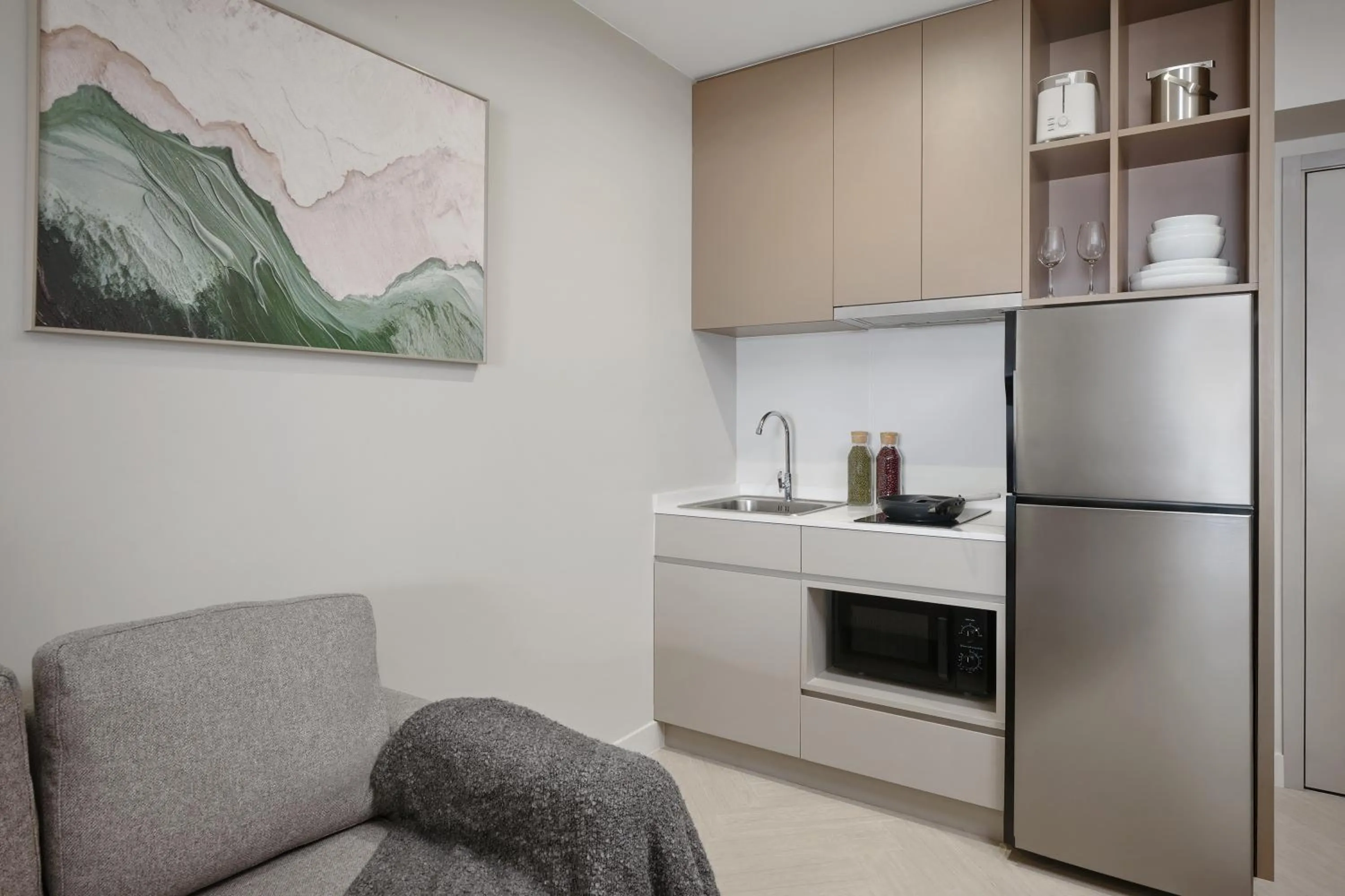 kitchen in Somerset Sukhumvit 71 Bangkok