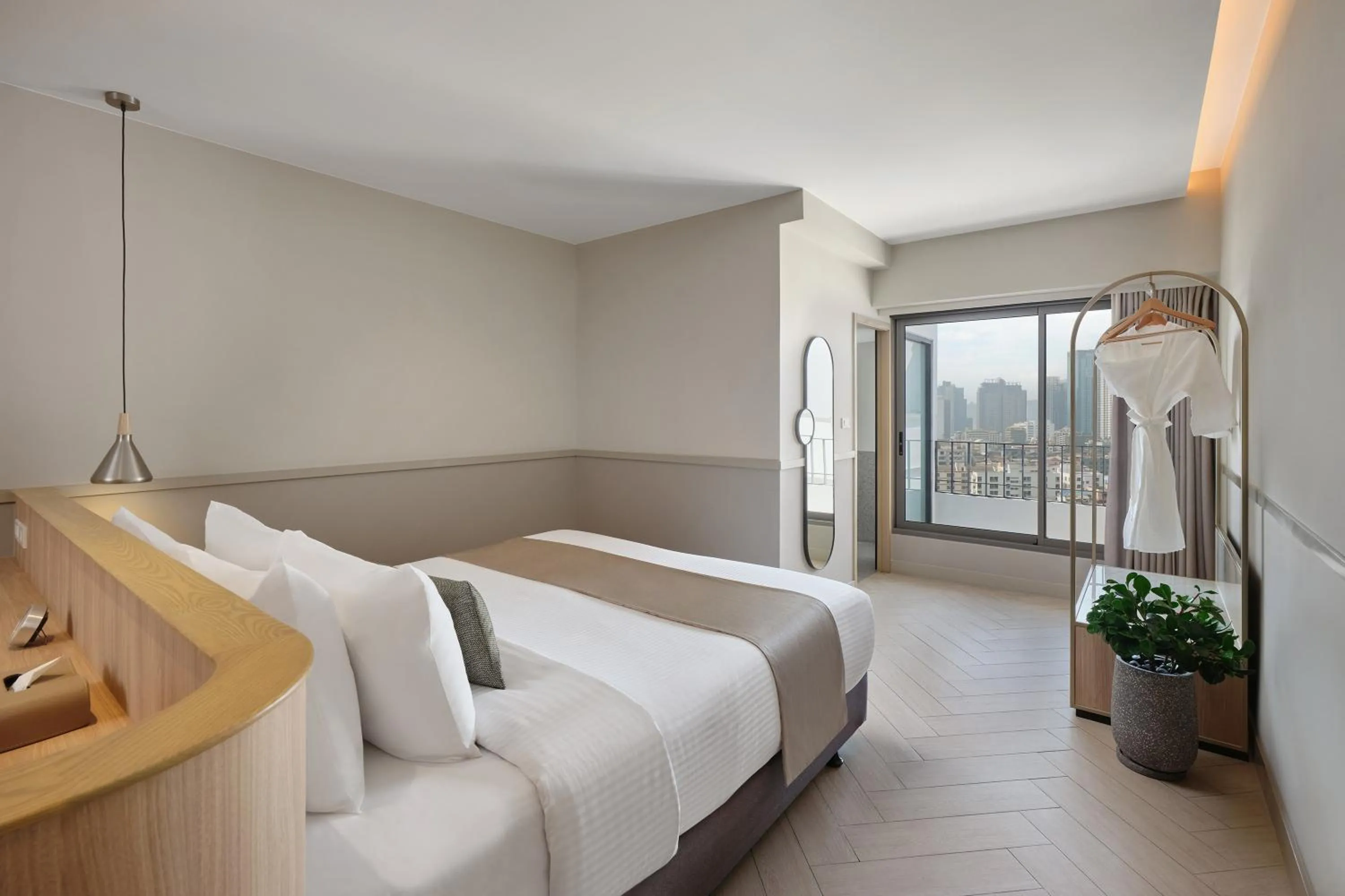 Bed in Somerset Sukhumvit 71 Bangkok