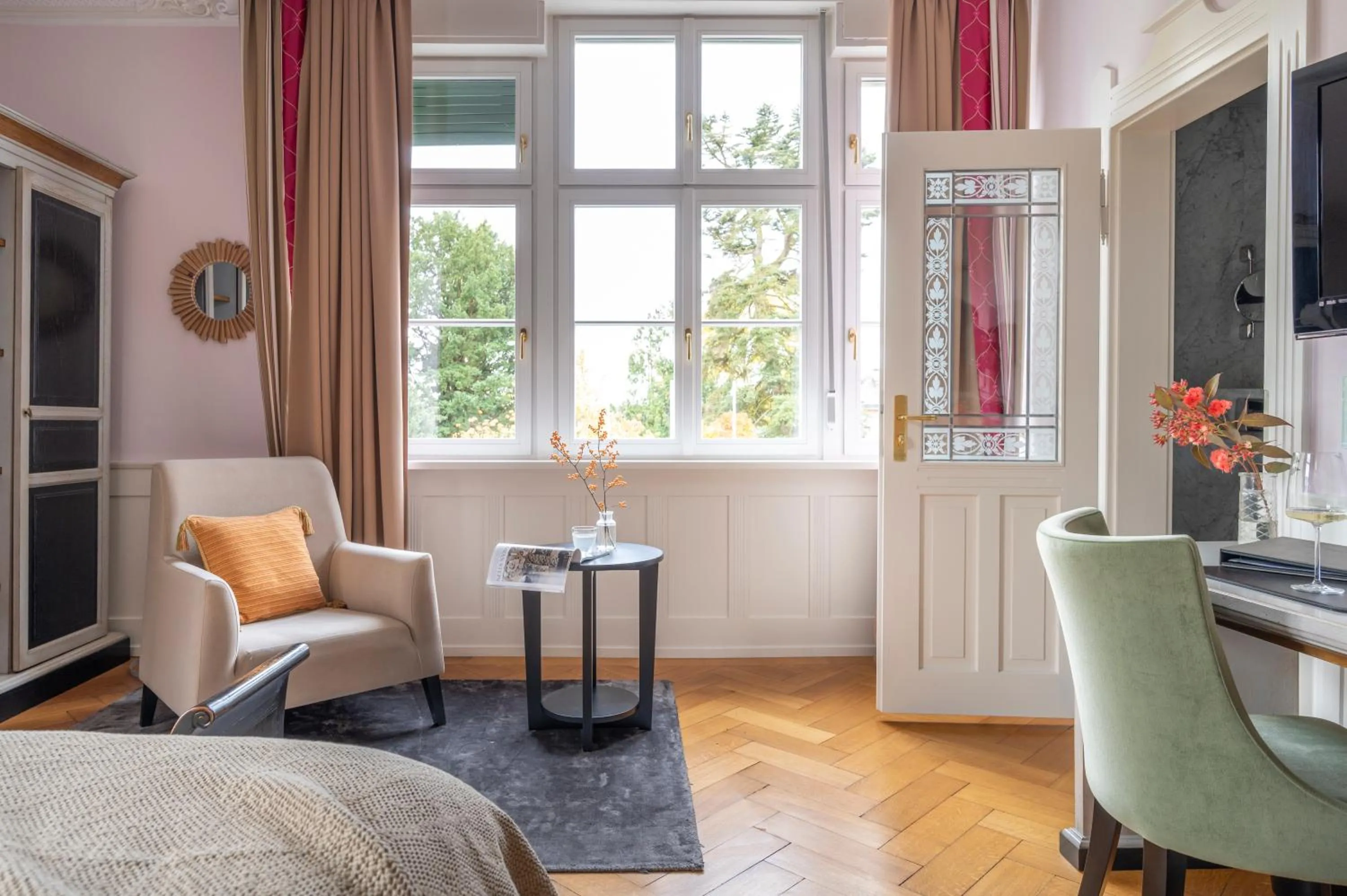 Bed in Hotel Garni Villa Rosengarten