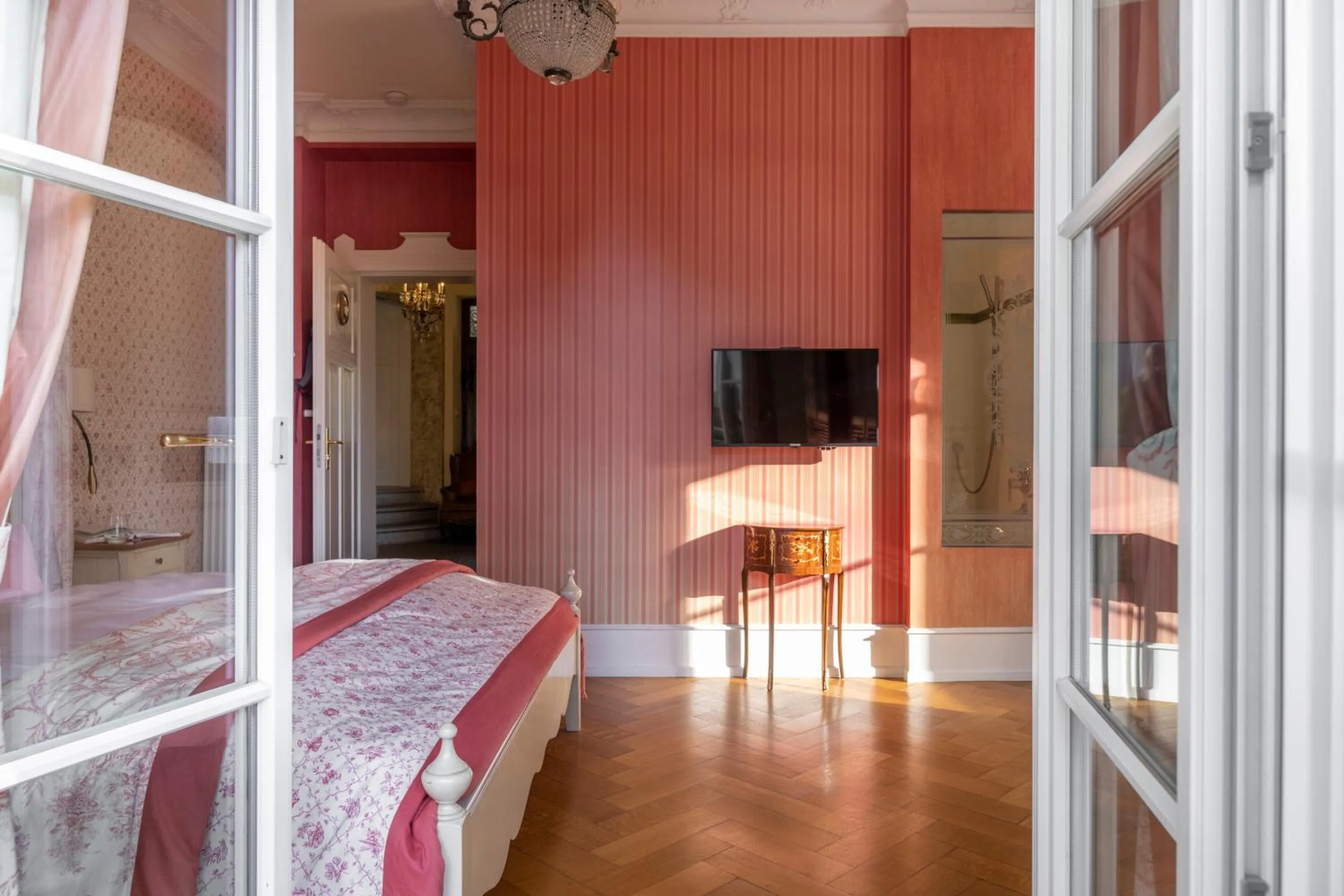 Bed in Hotel Garni Villa Rosengarten