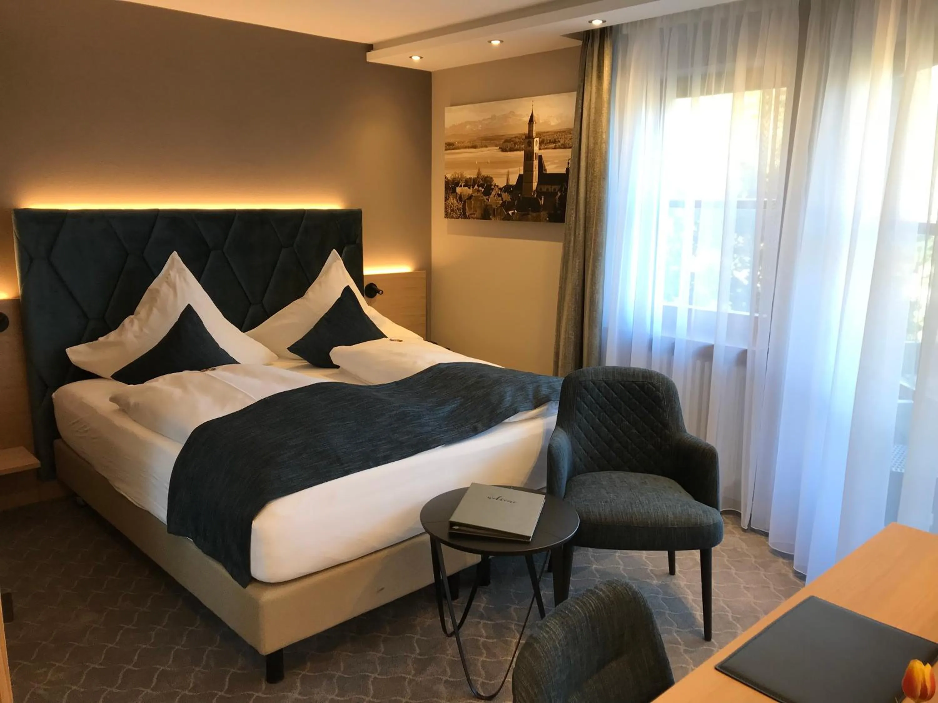 Bed in Hotel Garni Villa Rosengarten