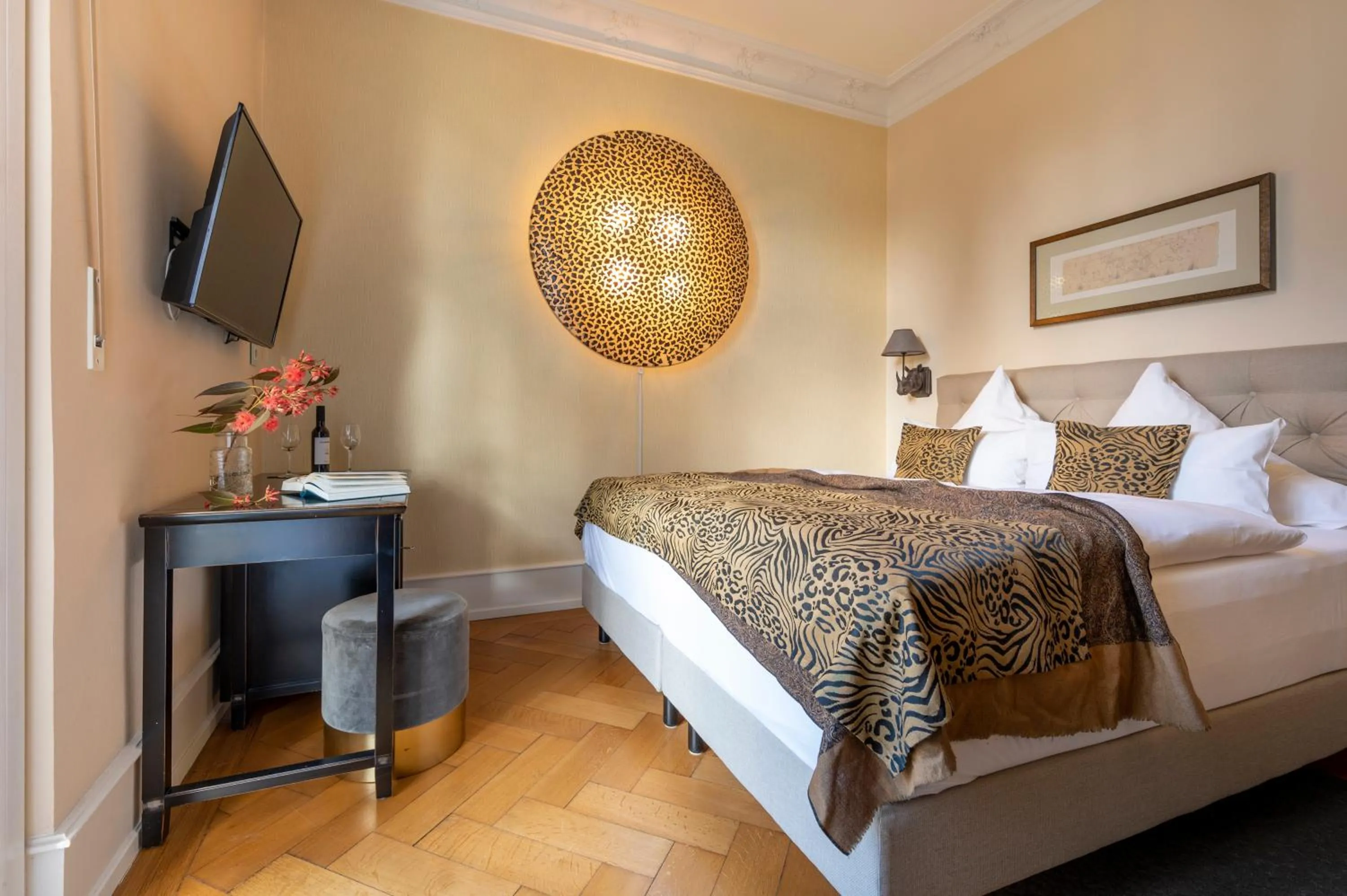 Bed in Hotel Garni Villa Rosengarten