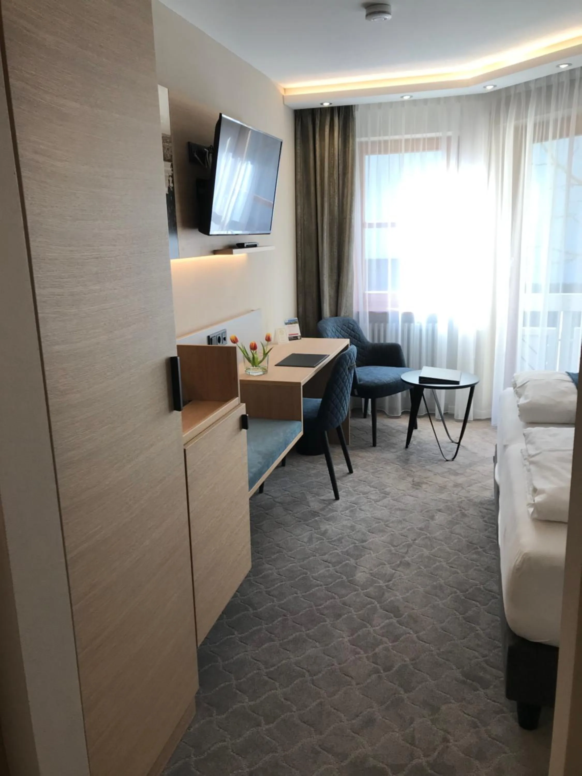 TV and multimedia, Bed in Hotel Garni Villa Rosengarten